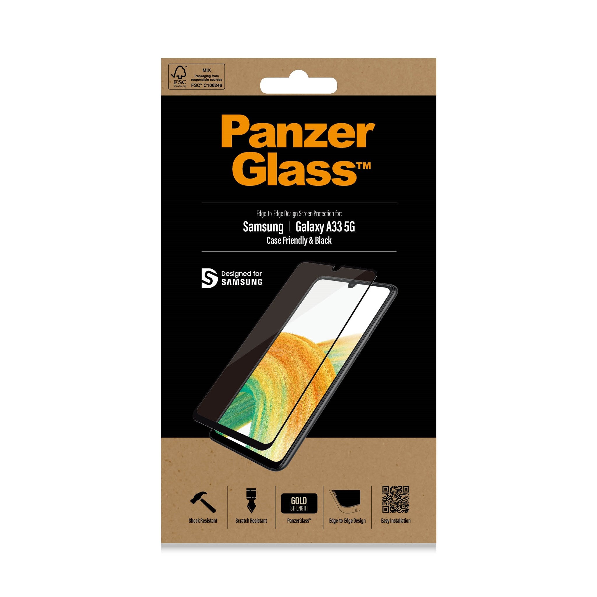 PanzerGlass® Skærmbeskyttelse Samsung Galaxy A33 5G