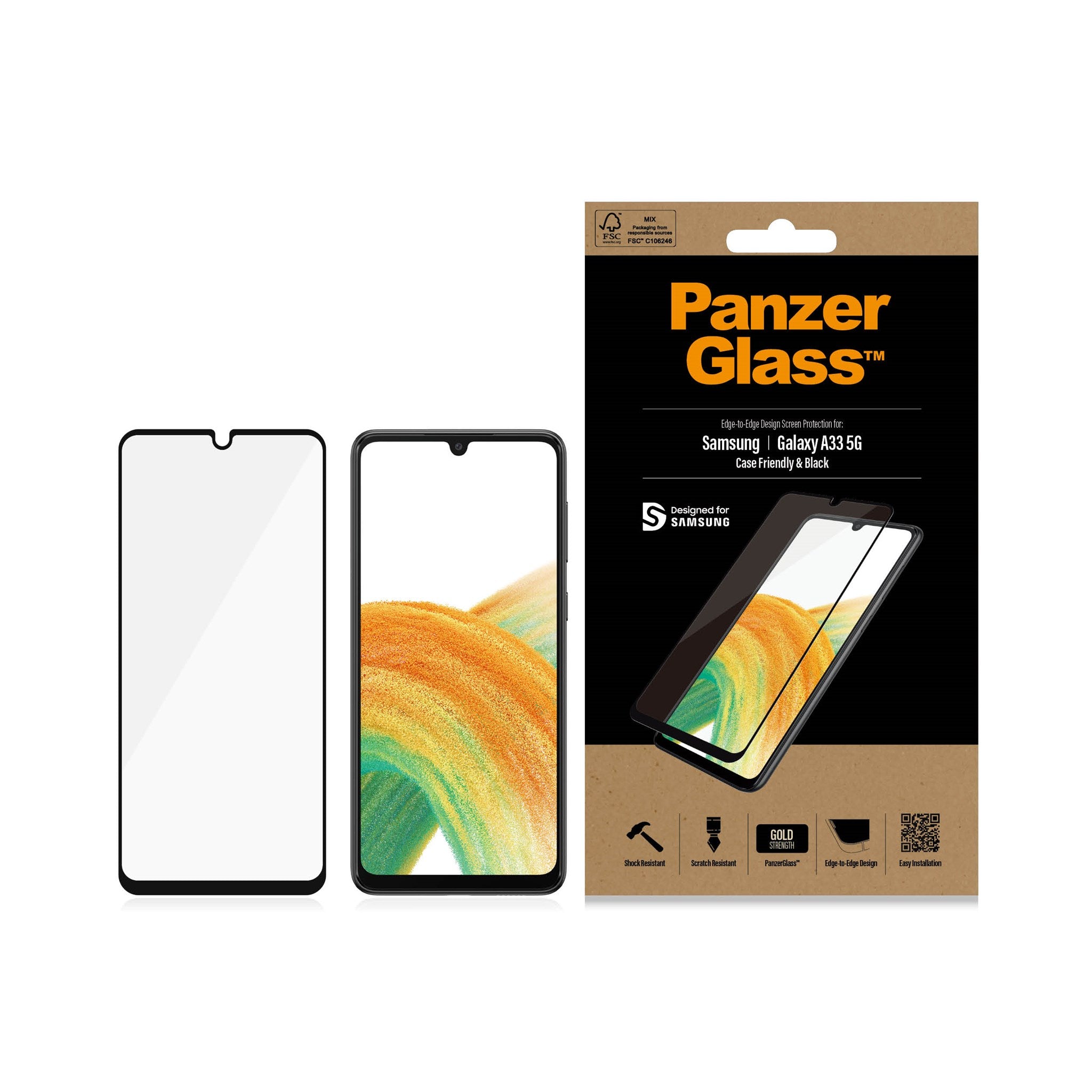 PanzerGlass® Skærmbeskyttelse Samsung Galaxy A33 5G