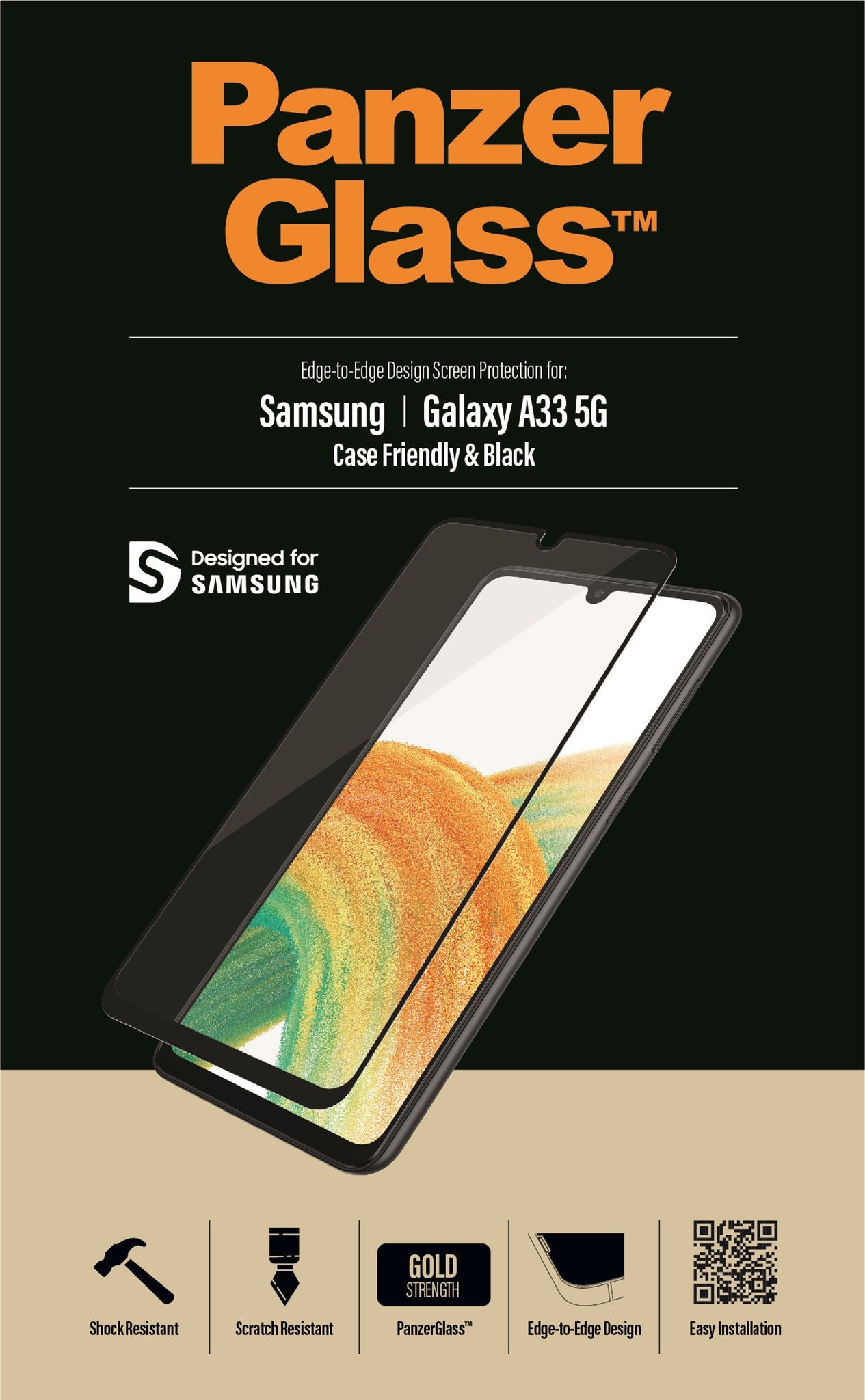 PanzerGlass® Skærmbeskyttelse Samsung Galaxy A33 5G