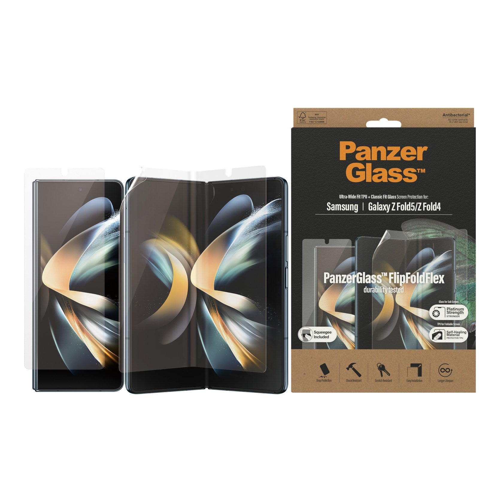 PanzerGlass® Skærmbeskyttelse Samsung Galaxy Z Fold 4 | Fold 5