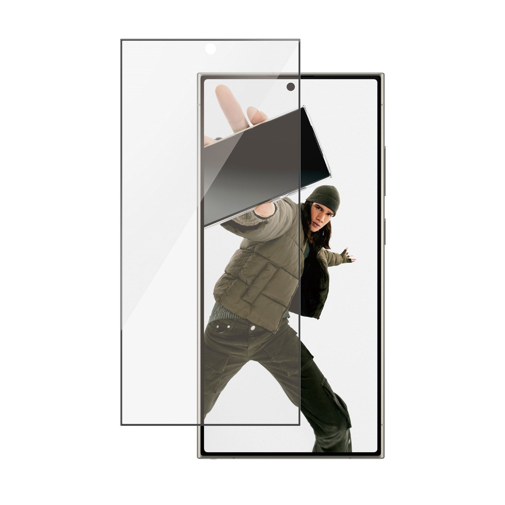 PanzerGlass® Skærmbeskyttelse Samsung Galaxy S24 Ultra | Ultra-Wide Fit m. EasyAligner