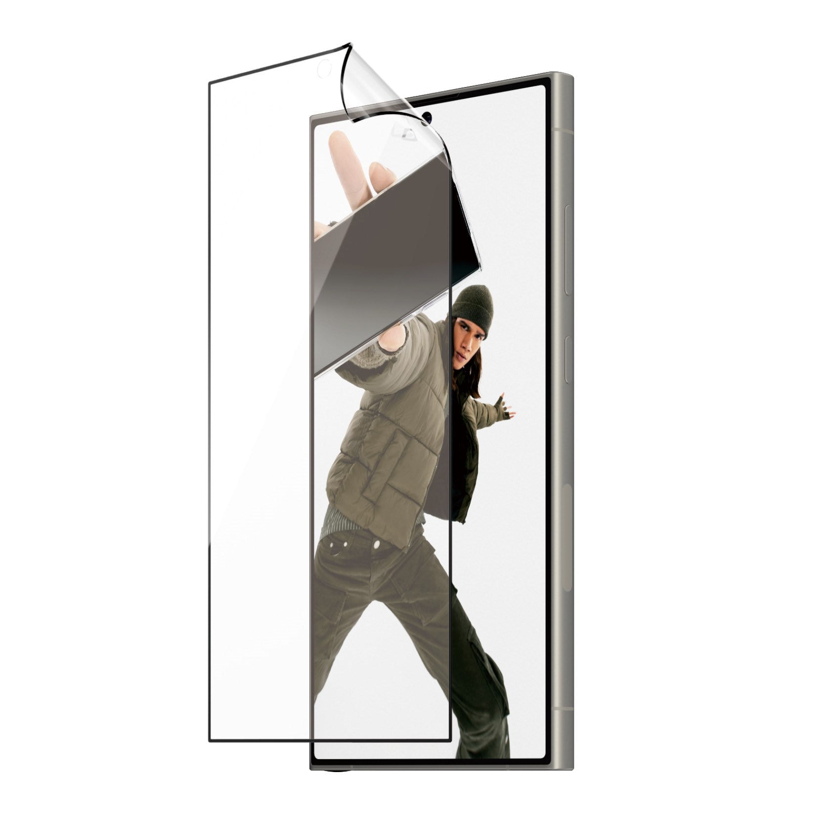 PanzerGlass® ECO MATRIX Screen Protector med D3O® Samsung Galaxy S24 Ultra | Ultra-Wide Fit m. AlignerKit