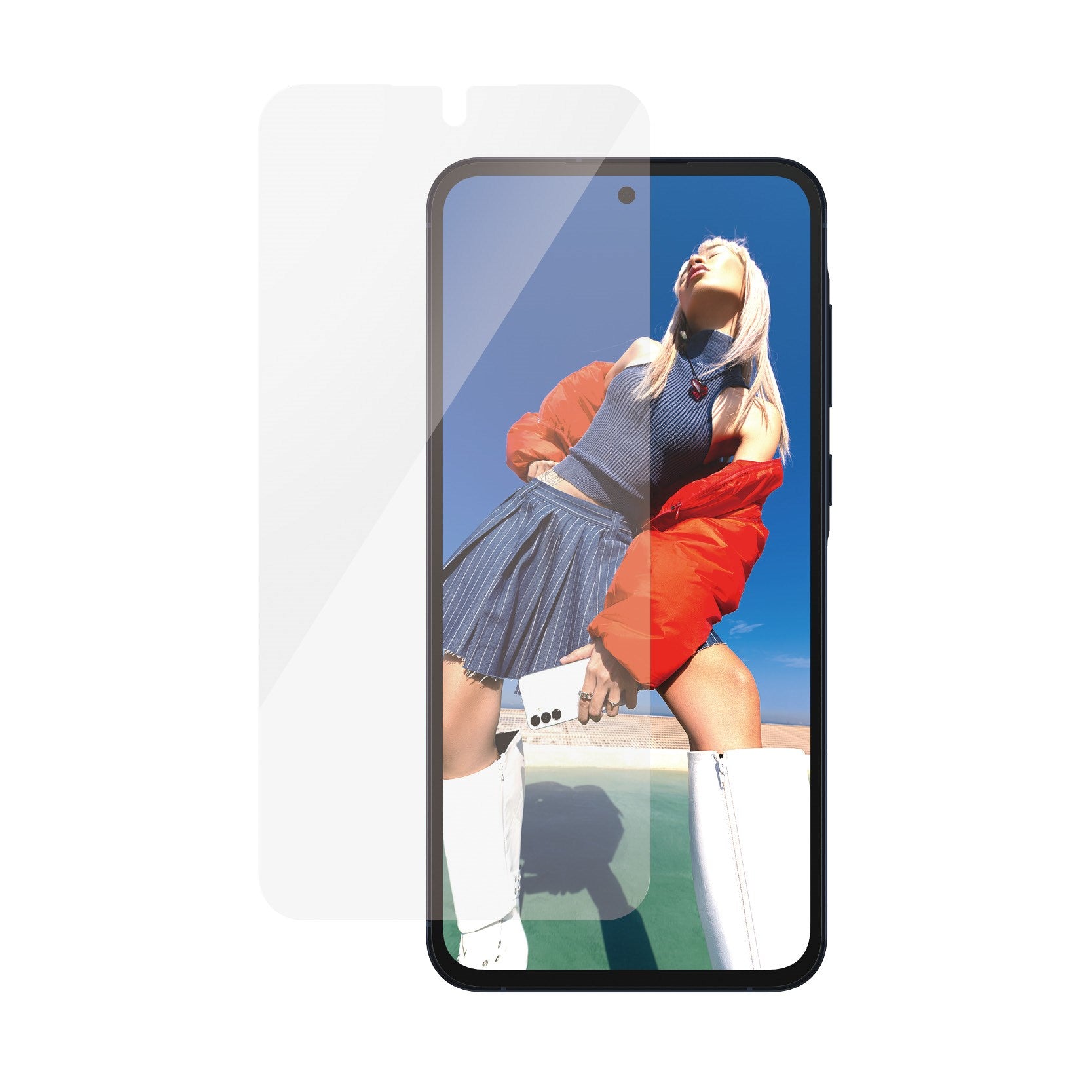 PanzerGlass® Skærmbeskyttelse Samsung Galaxy A55 5G | Ultra-Wide Fit m. EasyAligner