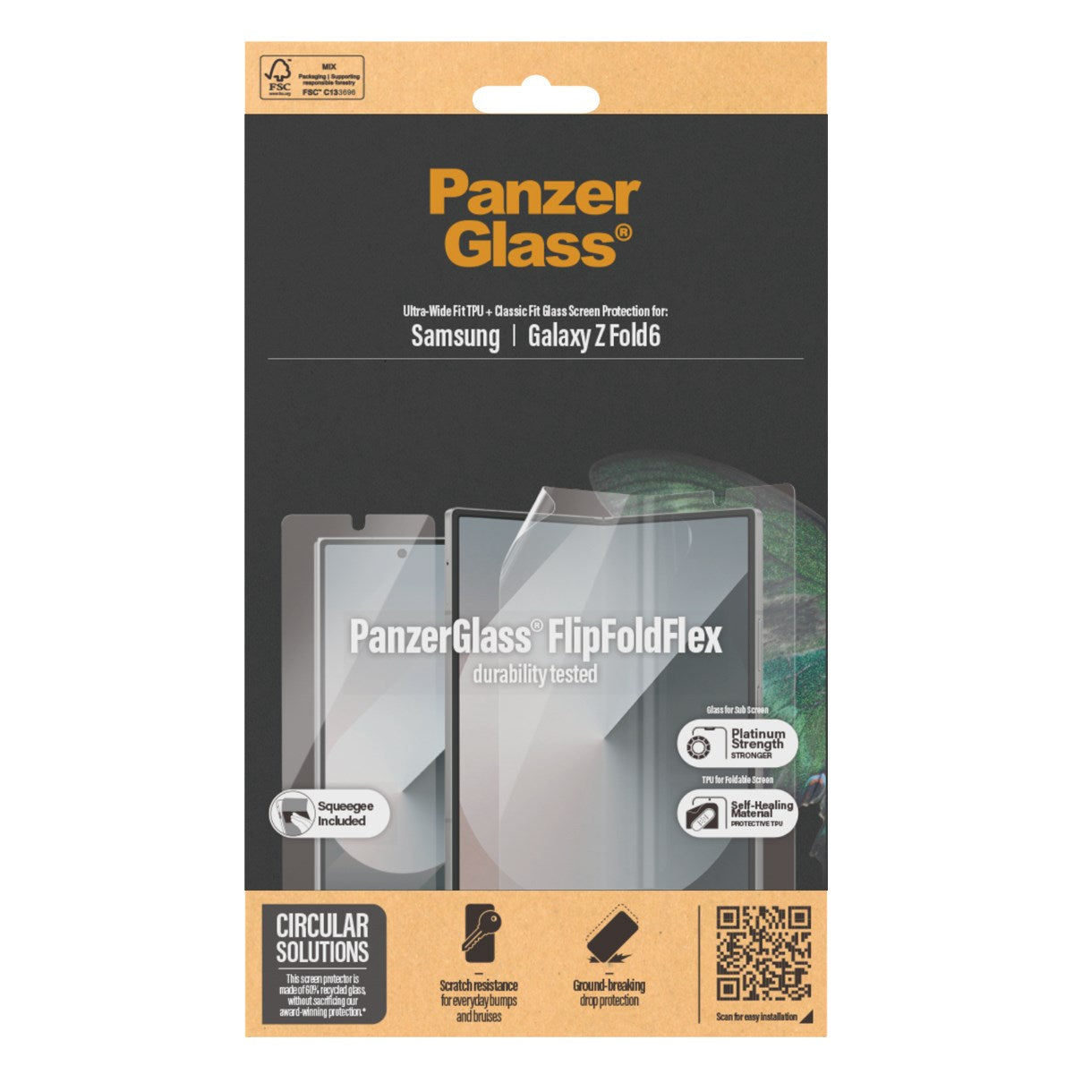 PanzerGlass® Skærmbeskyttelse Samsung Galaxy Z Fold6 | Glas & Film