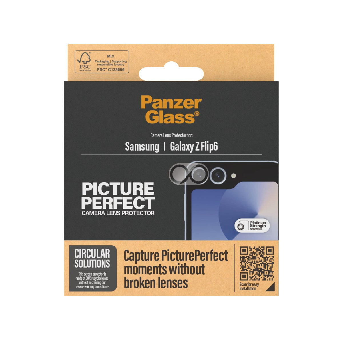 PanzerGlass® PicturePerfect Linsebeskytter Samsung Galaxy Z Flip6