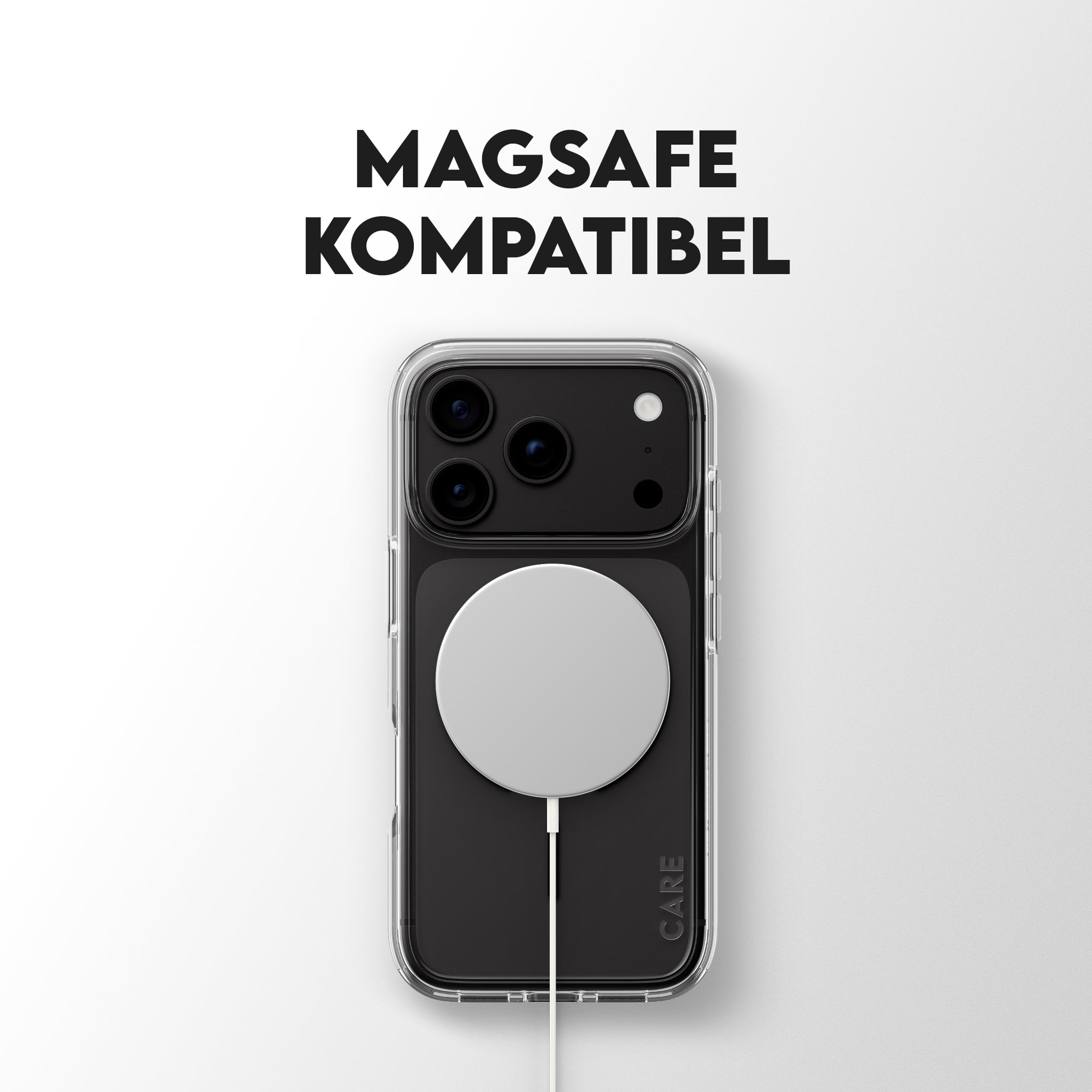 CARE™ by PanzerGlass® Urban Explorer Case Transparent m. Sort MagSafe iPhone 18 Pro | 17 Pro