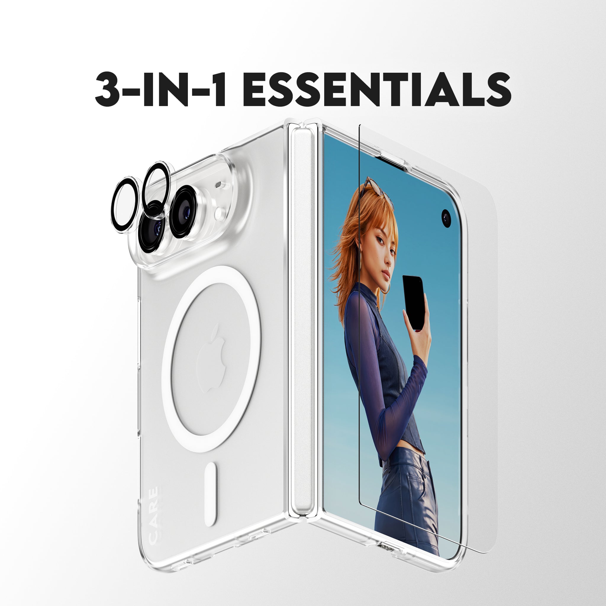 PanzerGlass® | CARE™ by PanzerGlass® 3-i-1 Flagship Pakke iPhone Duo