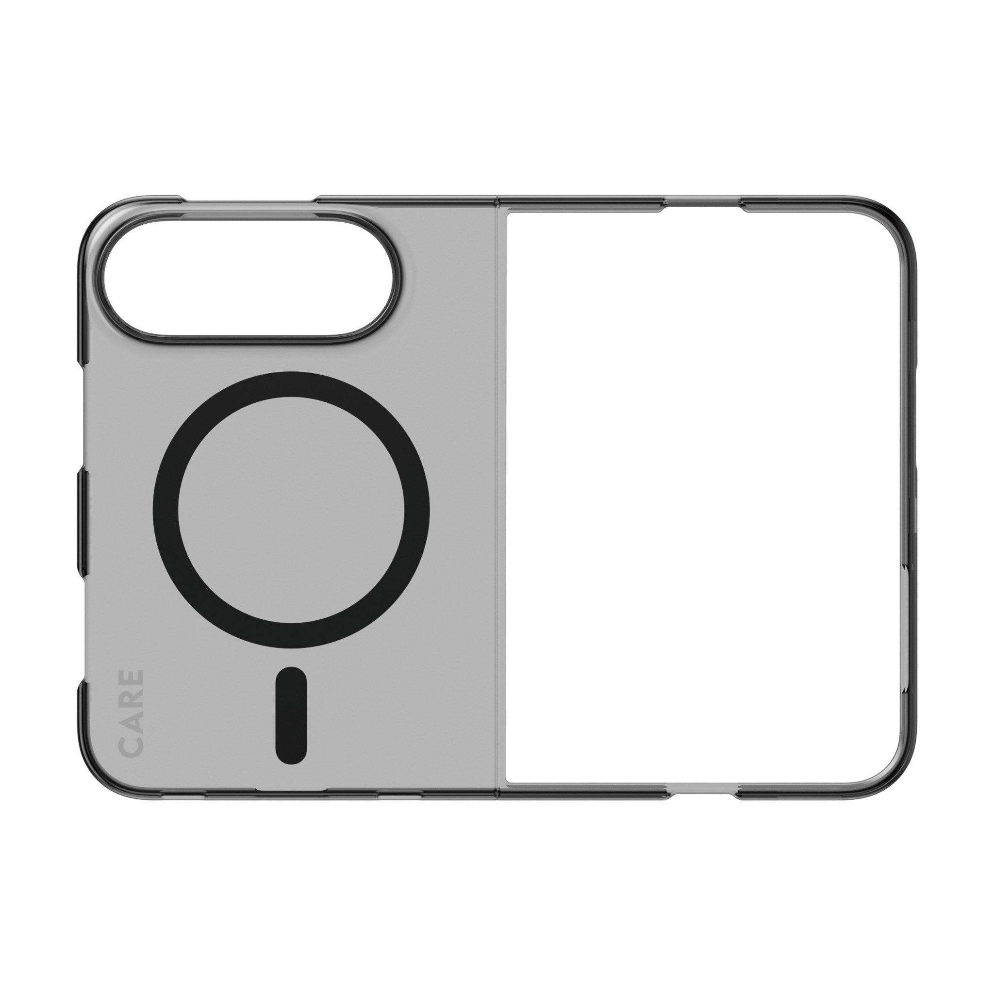 CARE™ by PanzerGlass® SL1M Case Smokey m. Sort MagSafe iPhone 2026 Fold