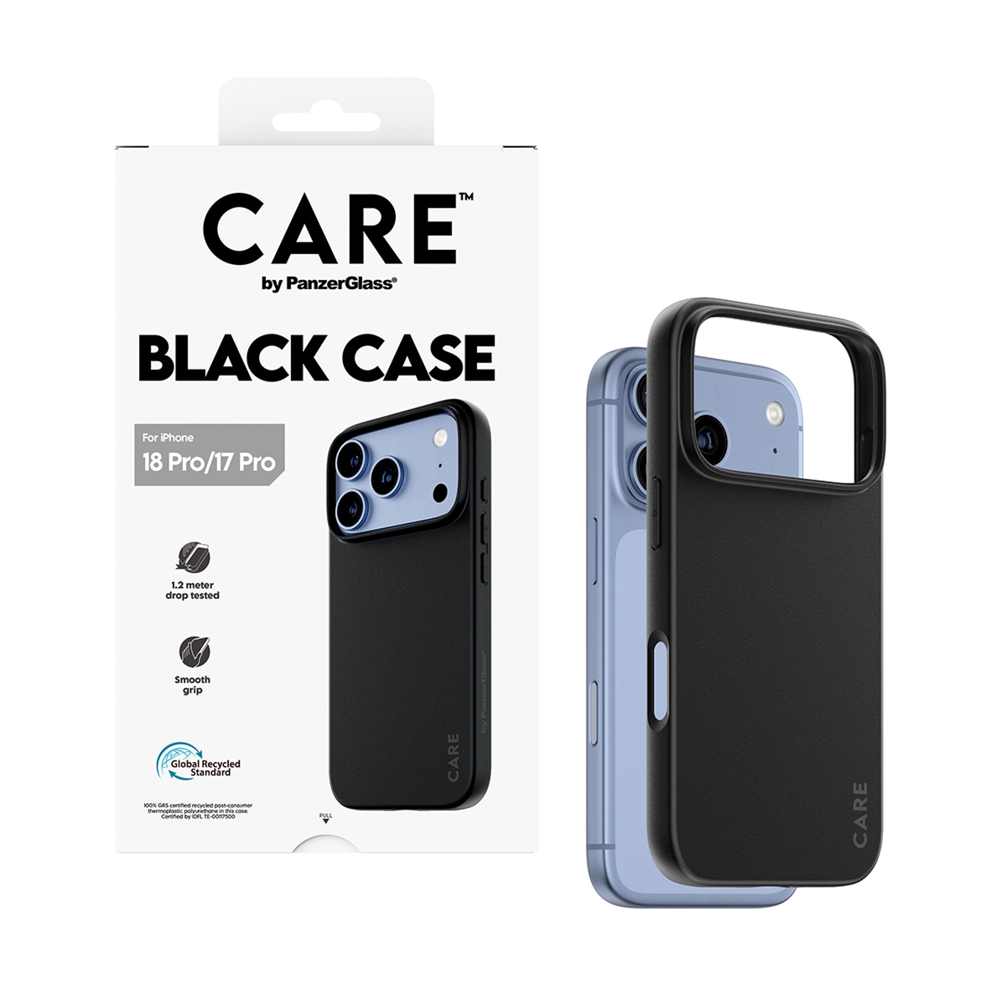 CARE™ by PanzerGlass® TPU Case Sort iPhone 18 Pro | 17 Pro