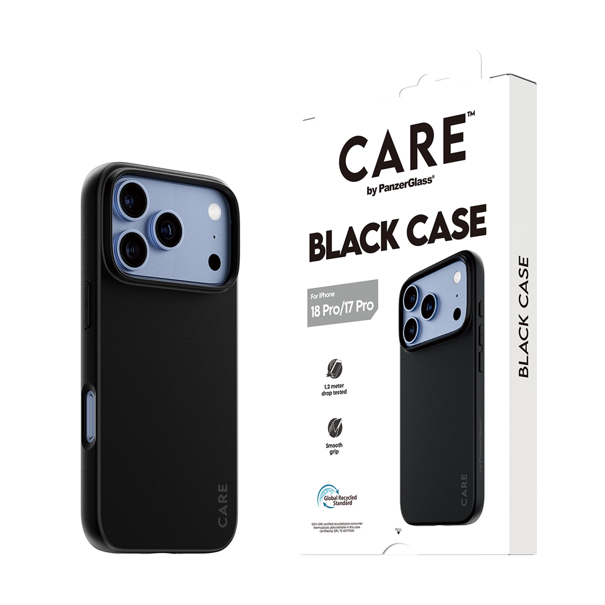 CARE™ by PanzerGlass® TPU Case Sort iPhone 18 Pro | 17 Pro
