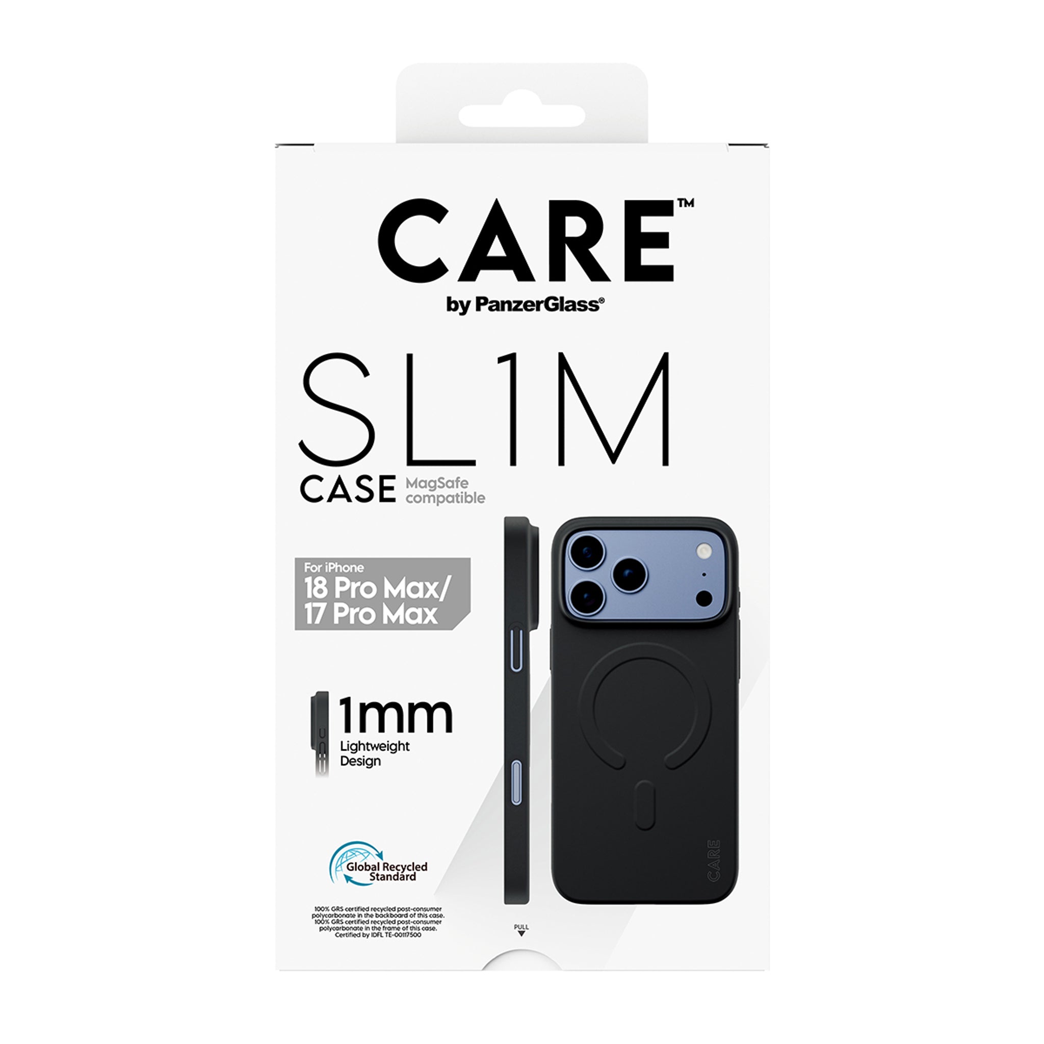 CARE™ by PanzerGlass® SL1M Case Sort m. MagSafe iPhone 18 Pro Max | 17 Pro Max