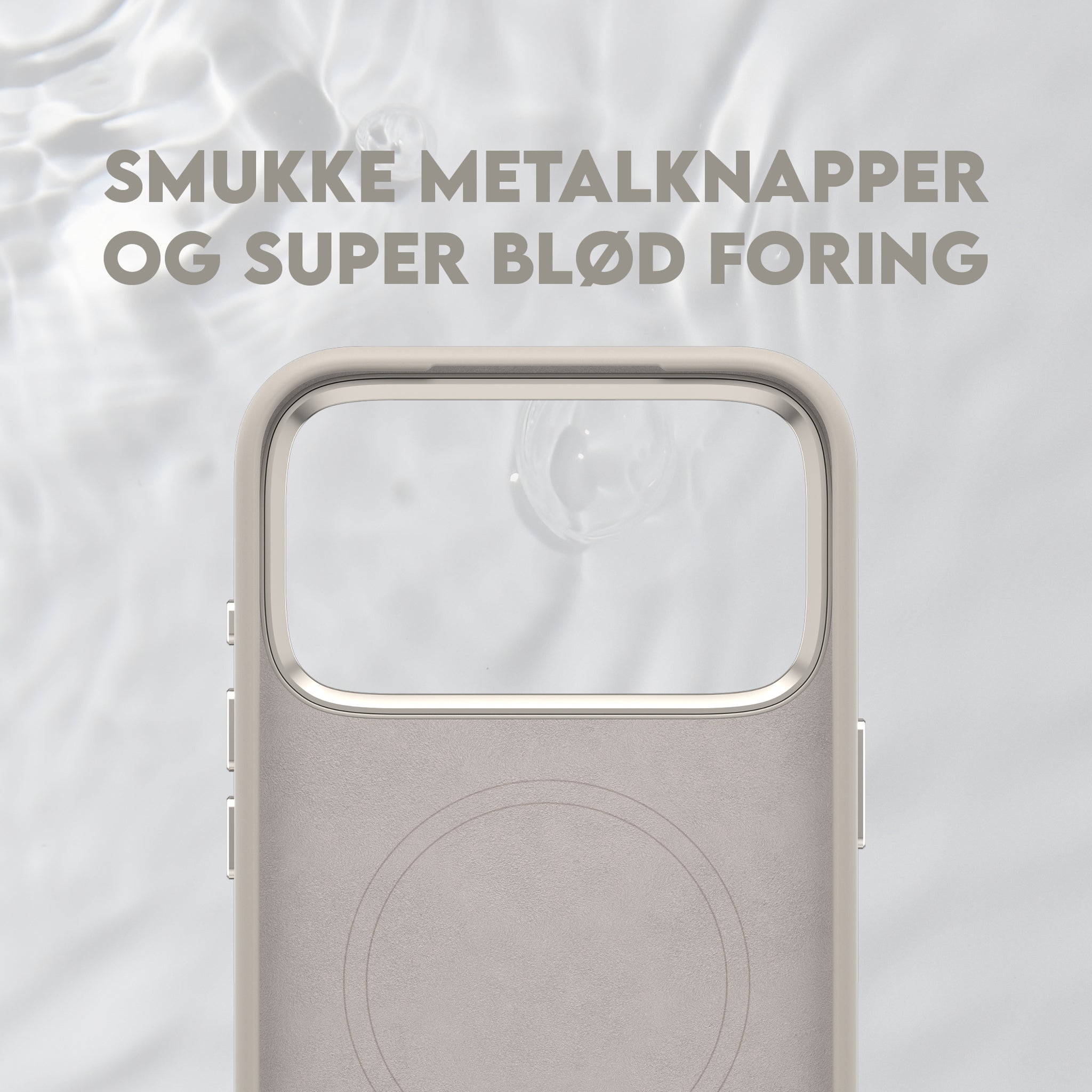 CARE™ by PanzerGlass® Flow Case Vanilla m. MagSafe iPhone 18 Pro Max | 17 Pro Max