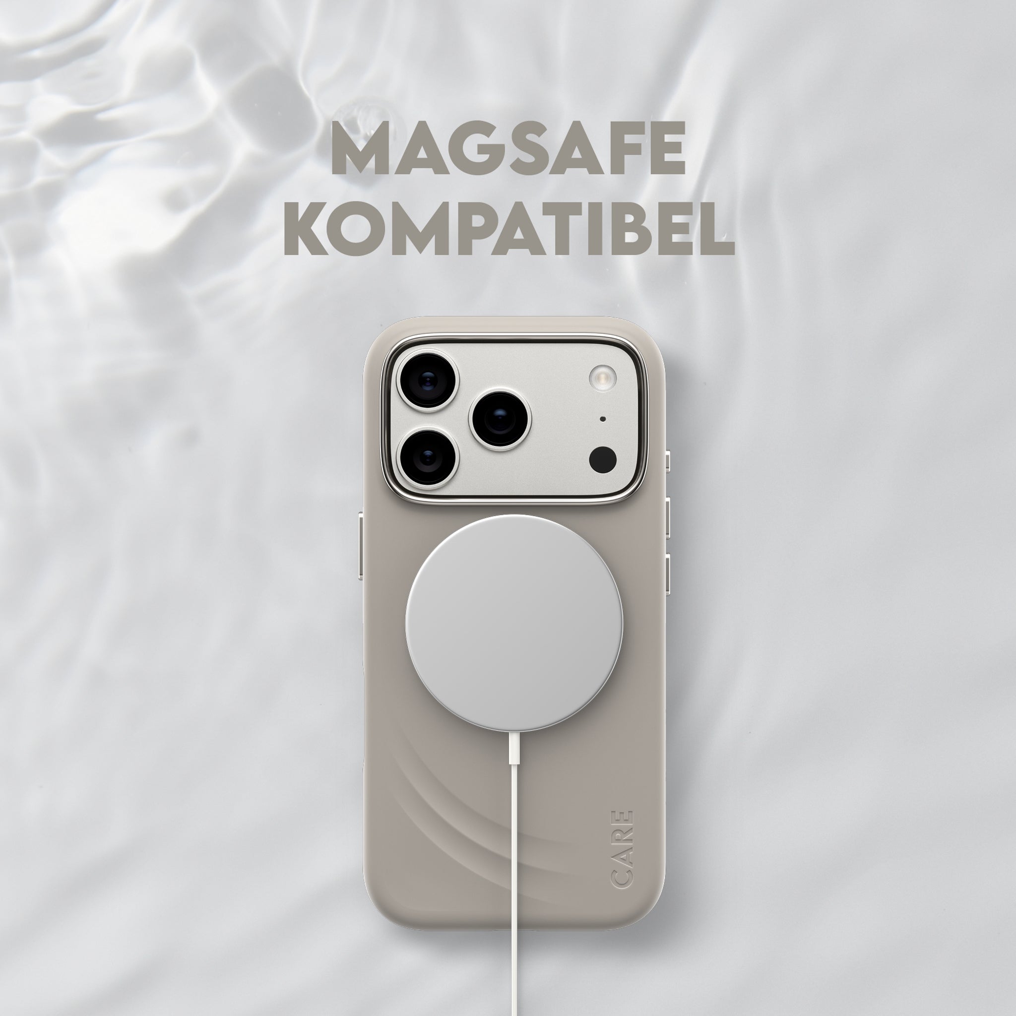 CARE™ by PanzerGlass® Flow Case Vanilla m. MagSafe iPhone 18 Pro Max | 17 Pro Max