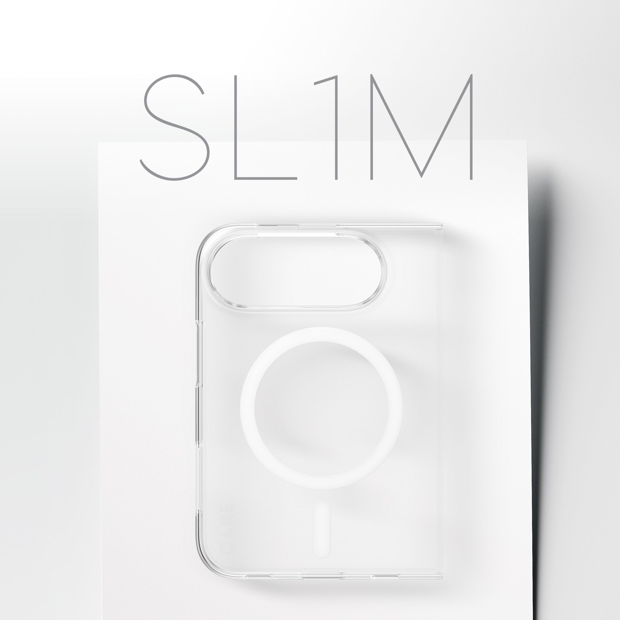 CARE™ by PanzerGlass® SL1M Case Transparent m. Hvid MagSafe iPhone Duo