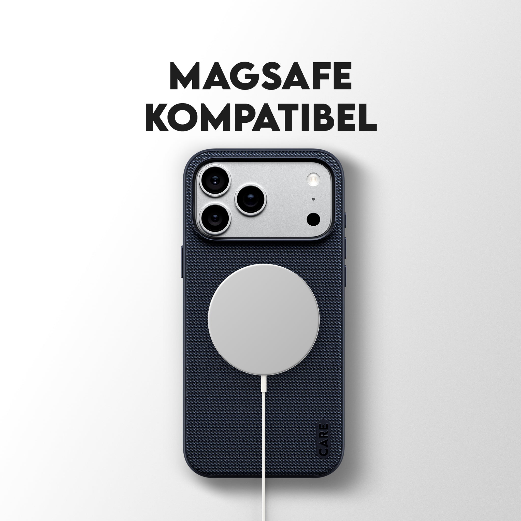 CARE™ by PanzerGlass® Fusion Fabric Case Blå m. MagSafe iPhone 18 Pro Max | 17 Pro Max
