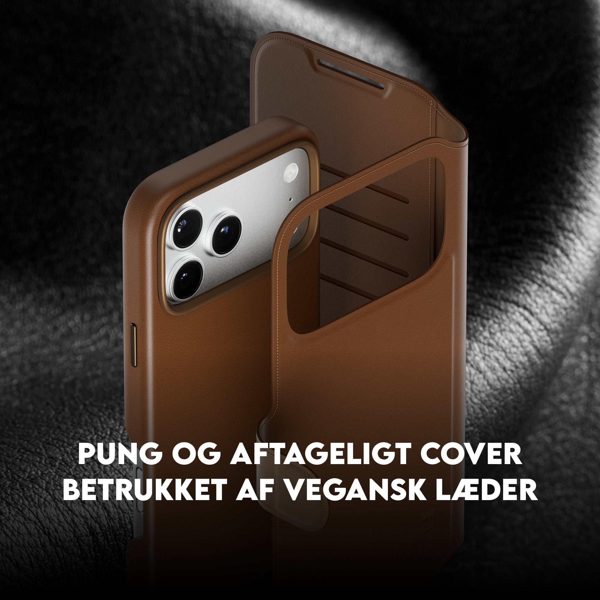 CARE™ by PanzerGlass® Tango 2-i-1 Wallet Case Brun m. MagSafe iPhone 18 Pro Max | 17 Pro Max