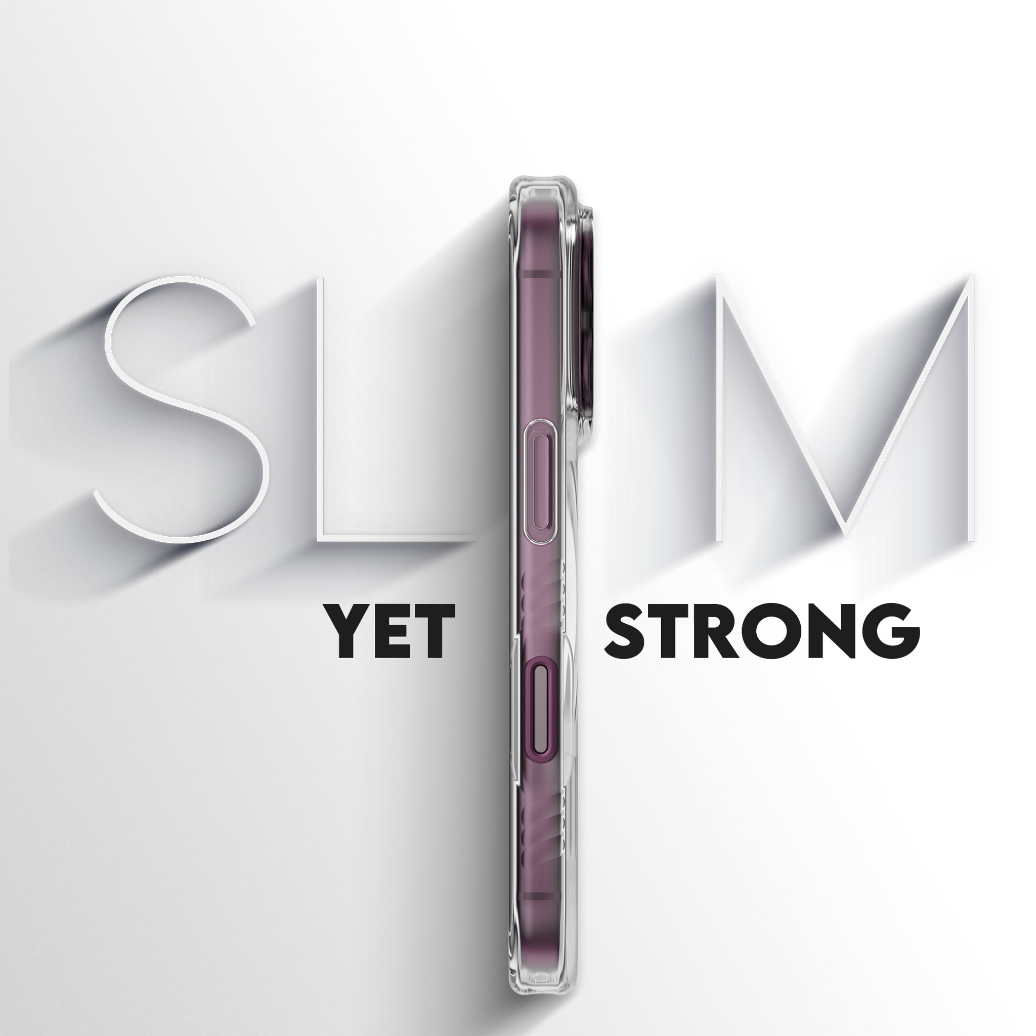 CARE™ by PanzerGlass® Samba Case Transparent m. Hvid MagSafe iPhone 18 Pro | 17 Pro