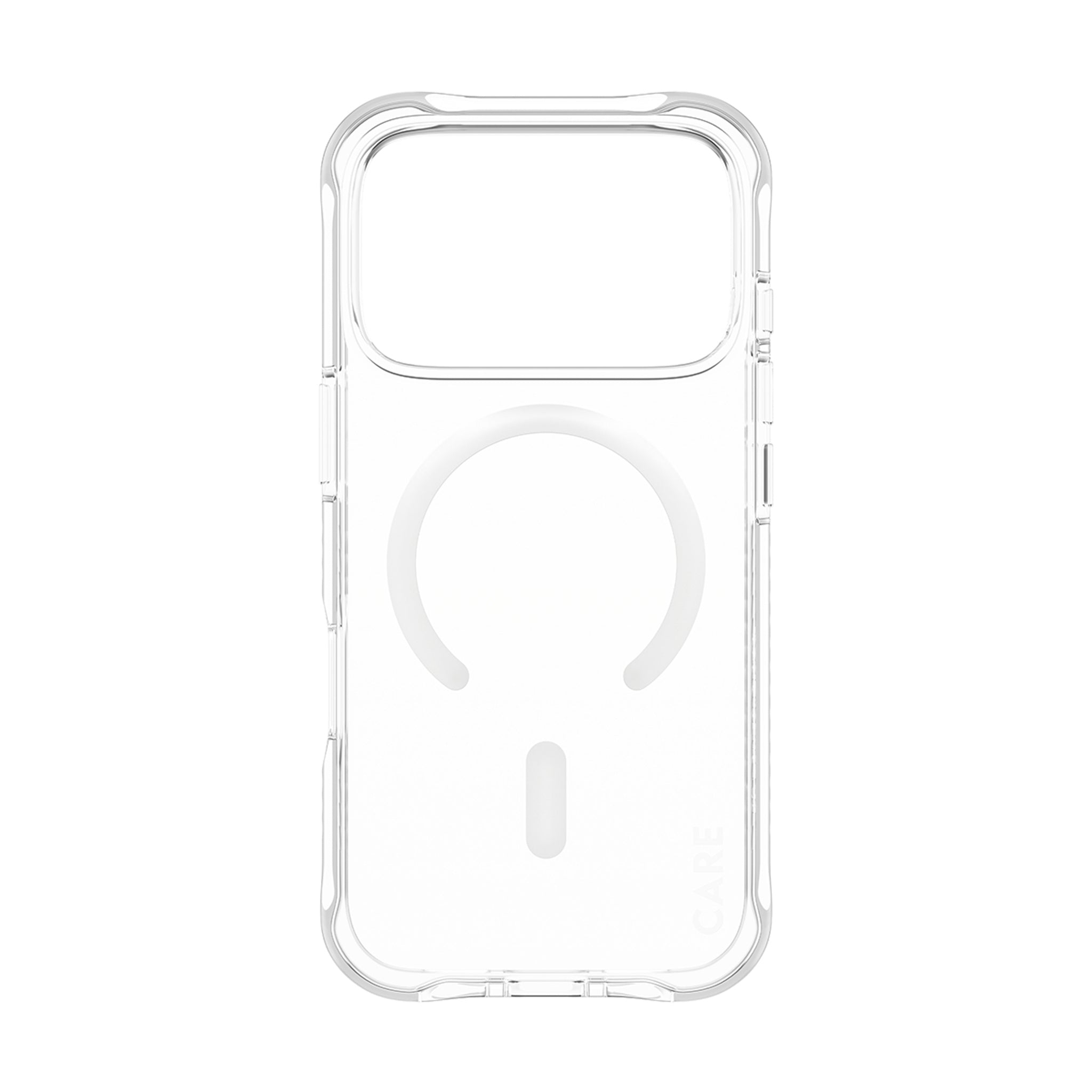 CARE™ by PanzerGlass® Samba Case Transparent m. Hvid MagSafe iPhone 18 Pro | 17 Pro