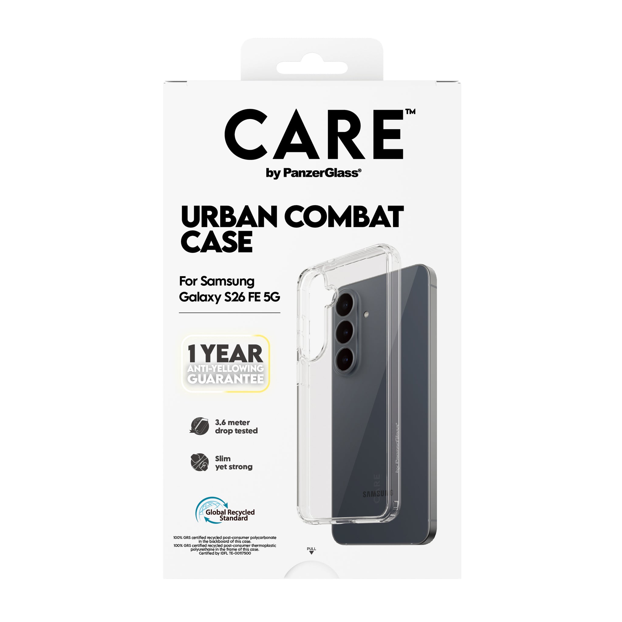 CARE™ by PanzerGlass® Urban Combat Case Transparent Samsung Galaxy S26 FE 5G