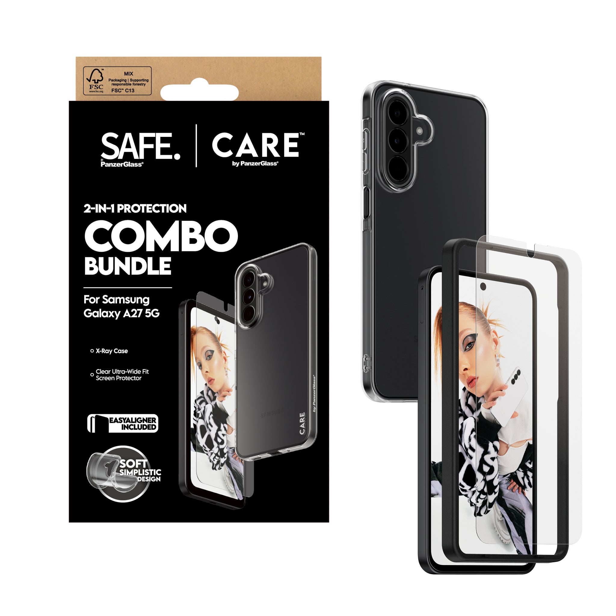 CARE™ by PanzerGlass® 2-in-1 Bundle Samsung Galaxy A27 5G