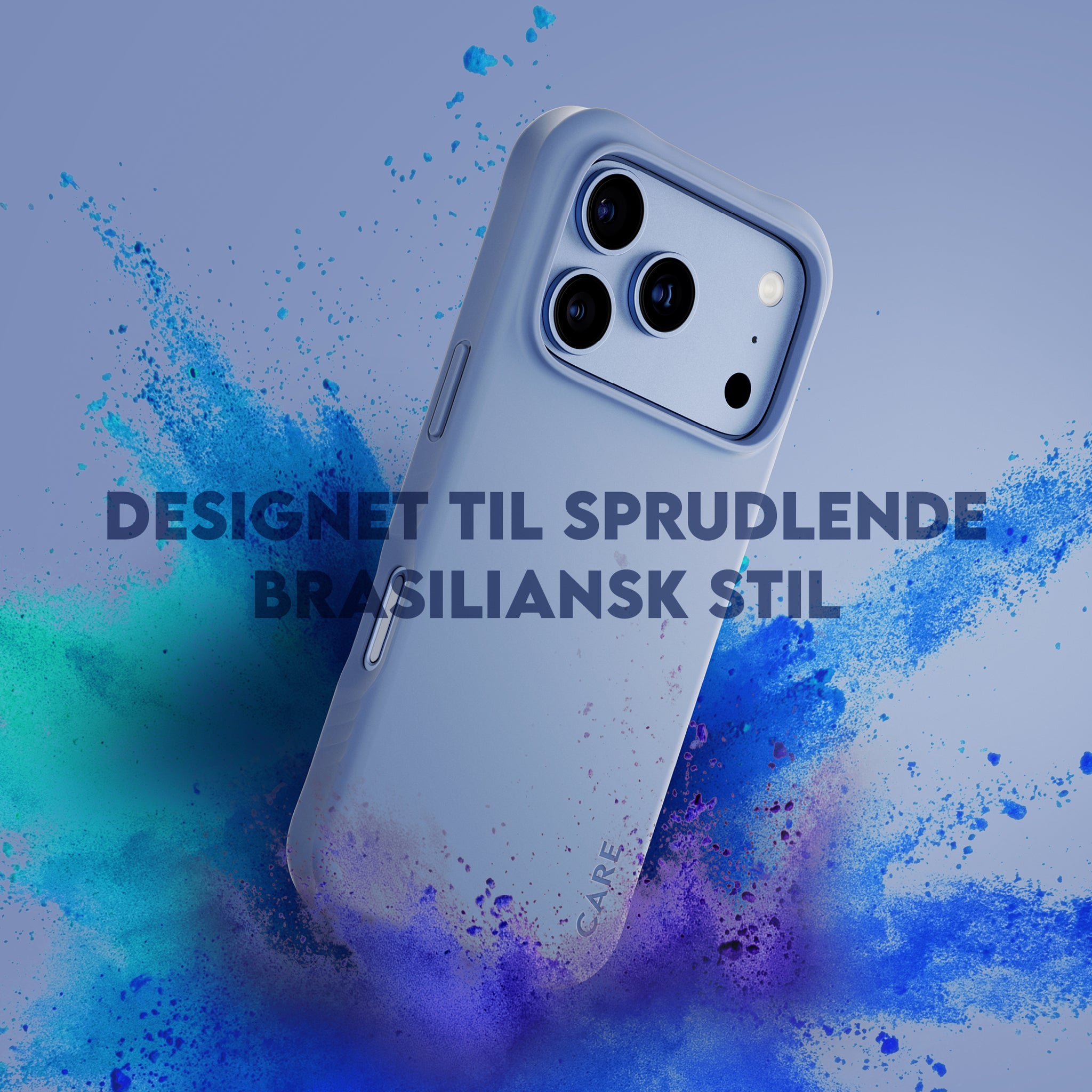 CARE™ by PanzerGlass® Samba Case Shades of Blue m. MagSafe iPhone 18 Pro | 17 Pro