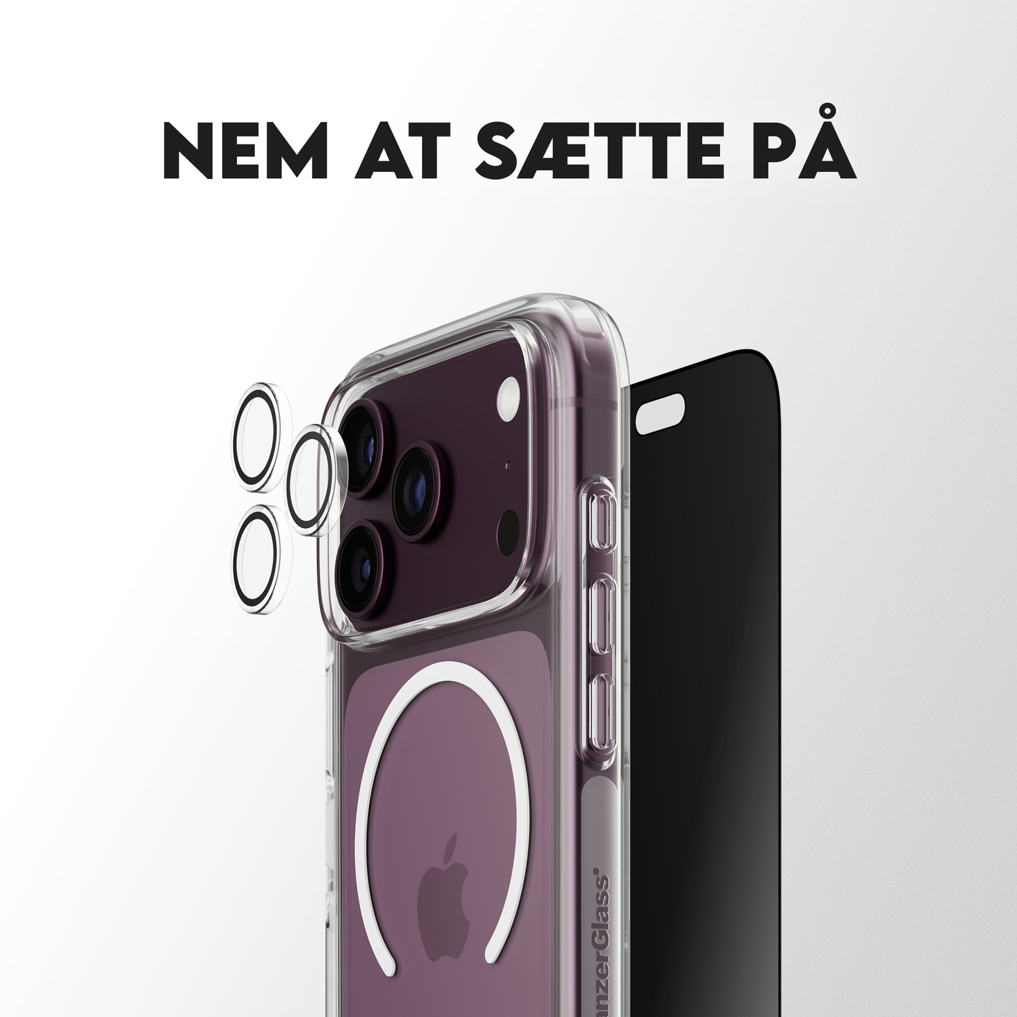 PanzerGlass® | CARE™ by PanzerGlass® Privacy Flagship 3-in-1 Pakke iPhone 18 Pro
