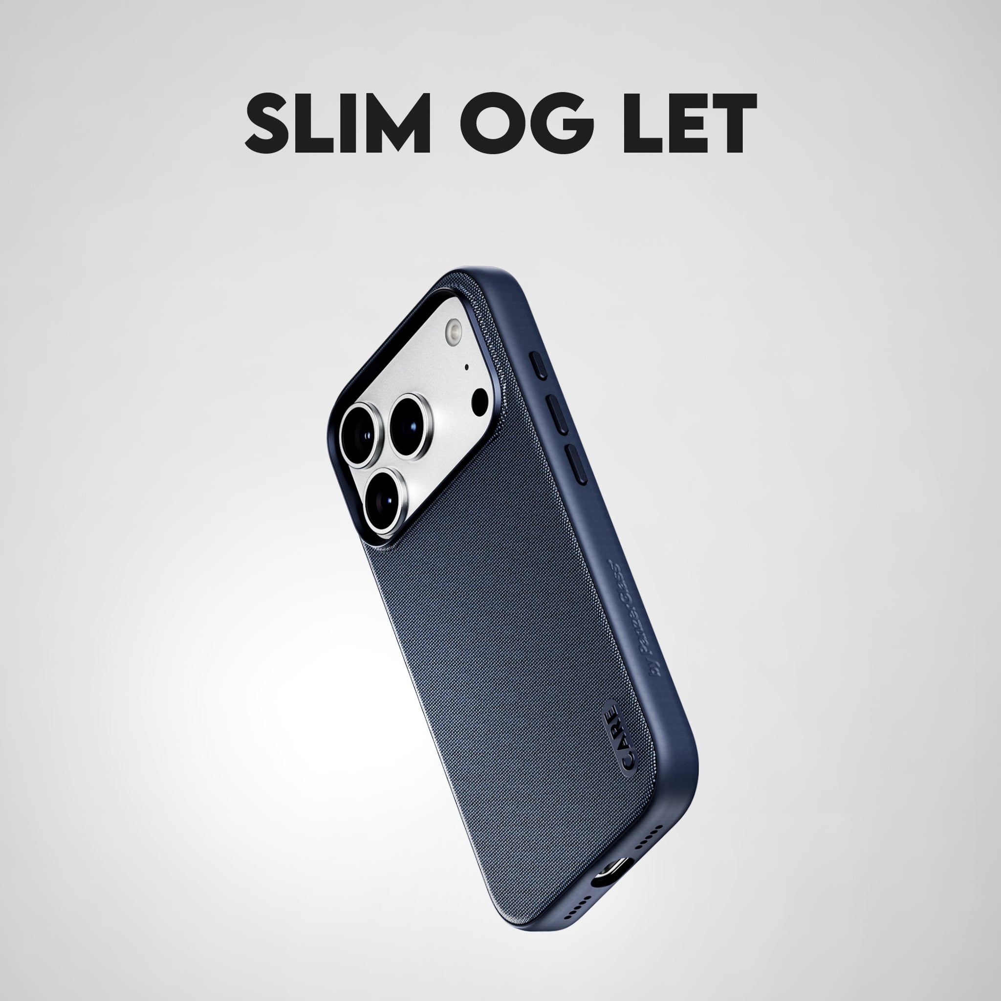 CARE™ by PanzerGlass® Fusion Fabric Case Blå m. MagSafe iPhone 18 Pro | 17 Pro