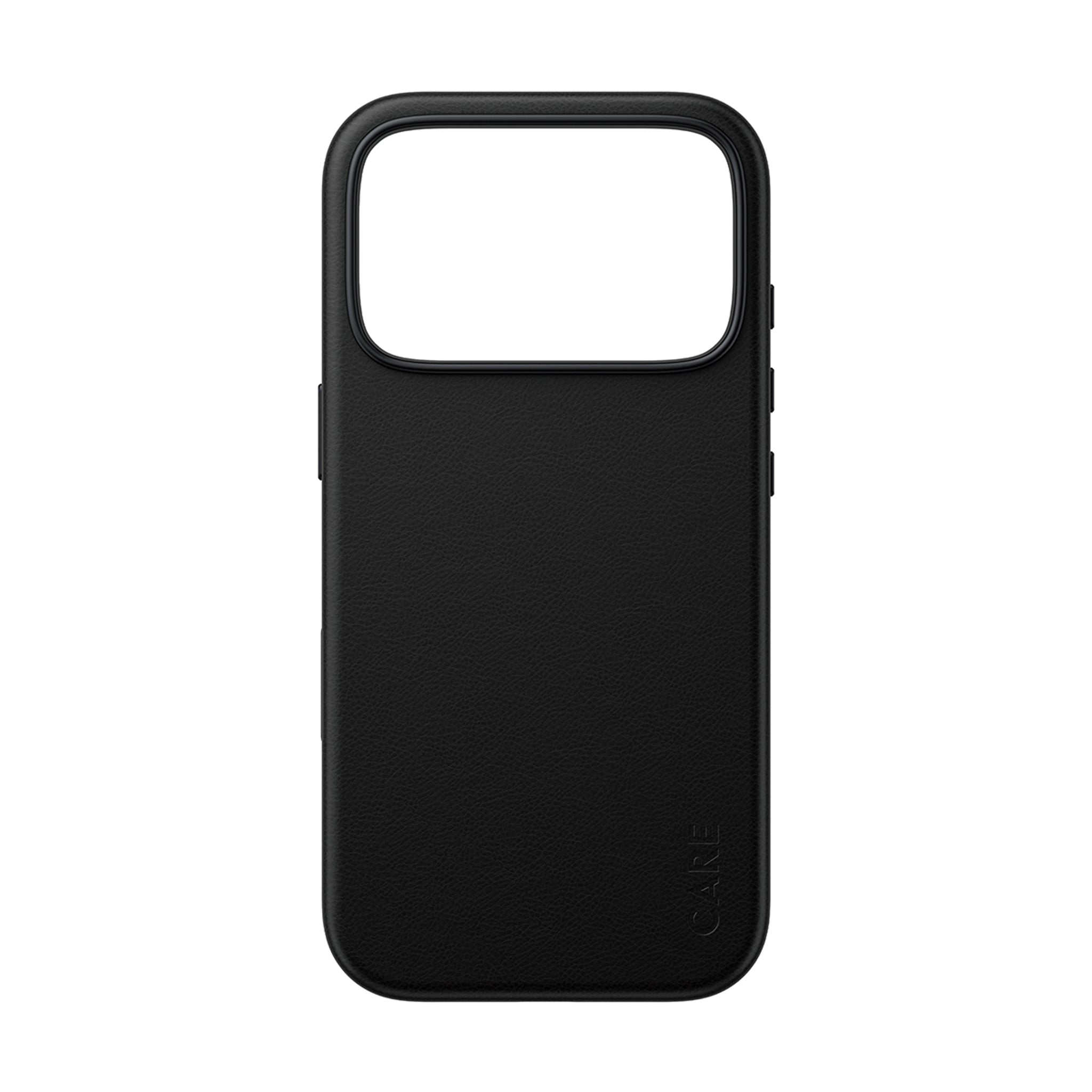 CARE™ by PanzerGlass® Solo Vegan Leather Case Sort m. MagSafe iPhone 18 Pro | 17 Pro