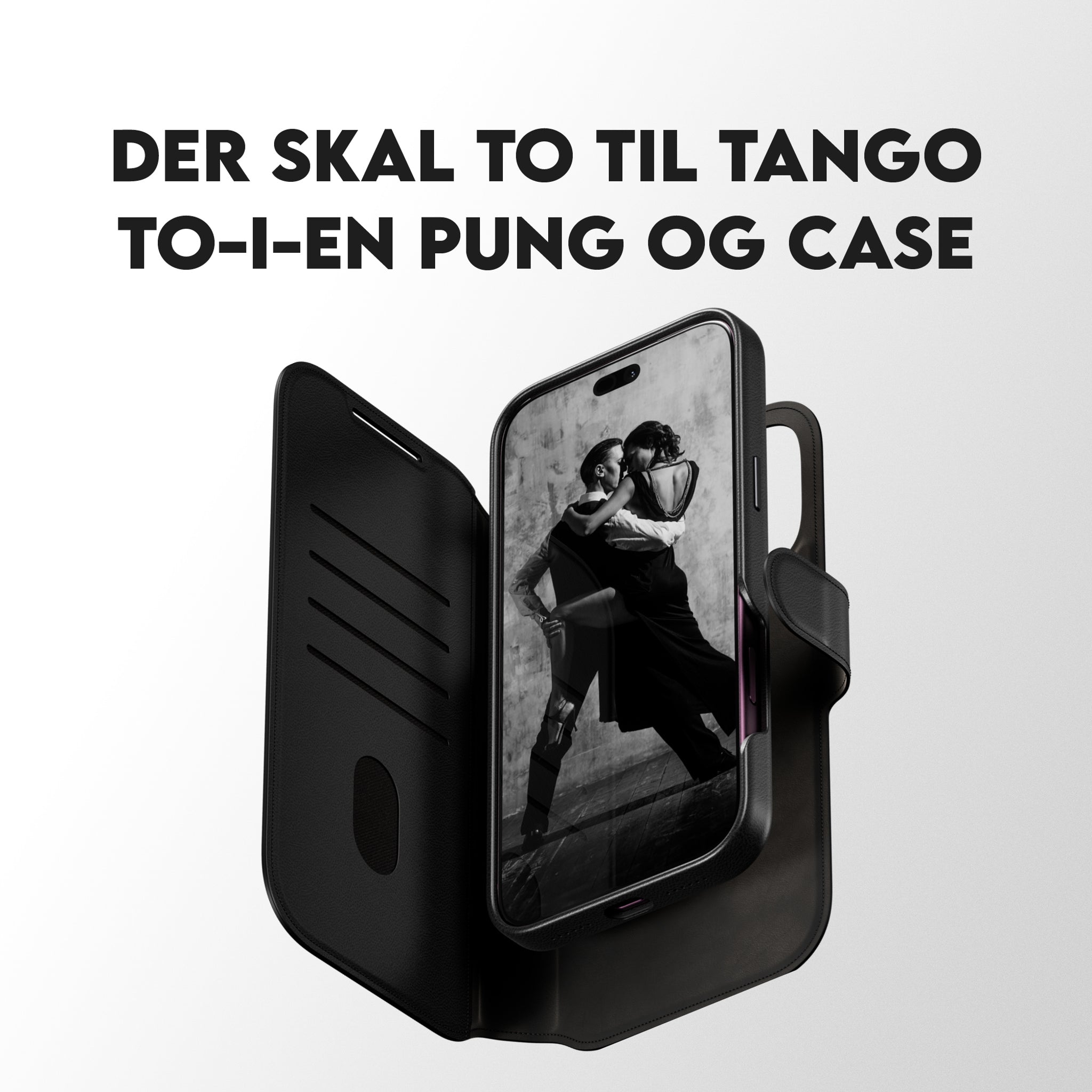 CARE™ by PanzerGlass® Tango 2-i-1 Wallet Case Sort m. MagSafe iPhone 18 Pro Max | 17 Pro Max
