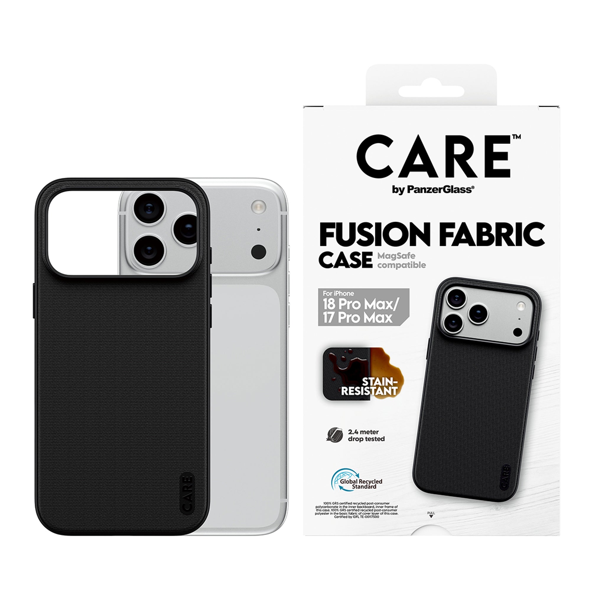 CARE™ by PanzerGlass® Fusion Fabric Case Sort m. MagSafe iPhone 18 Pro Max | 17 Pro Max