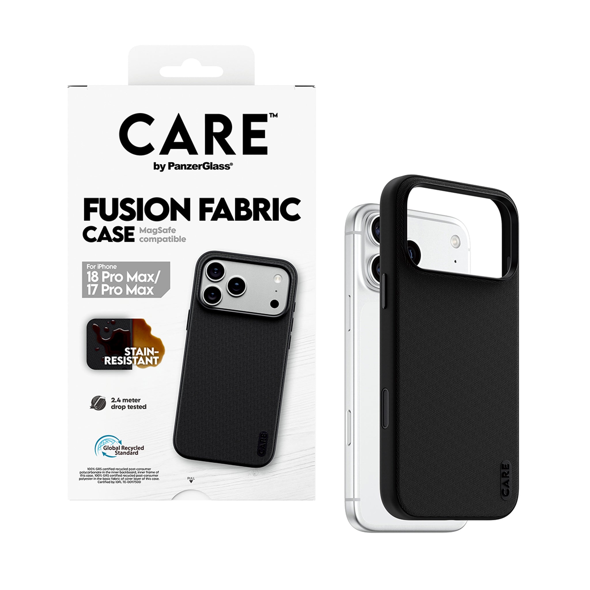 CARE™ by PanzerGlass® Fusion Fabric Case Sort m. MagSafe iPhone 18 Pro Max | 17 Pro Max