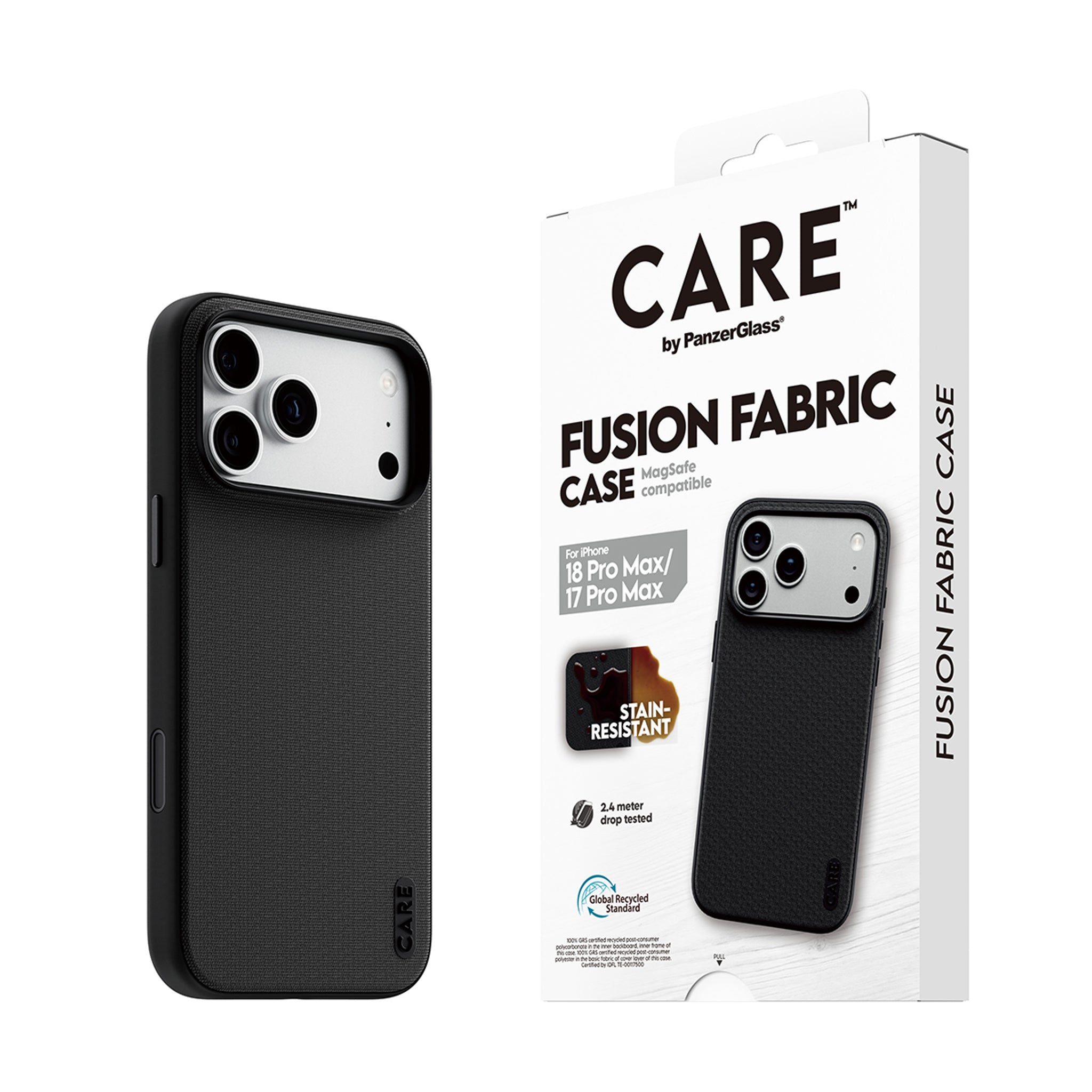 CARE™ by PanzerGlass® Fusion Fabric Case Sort m. MagSafe iPhone 18 Pro Max | 17 Pro Max