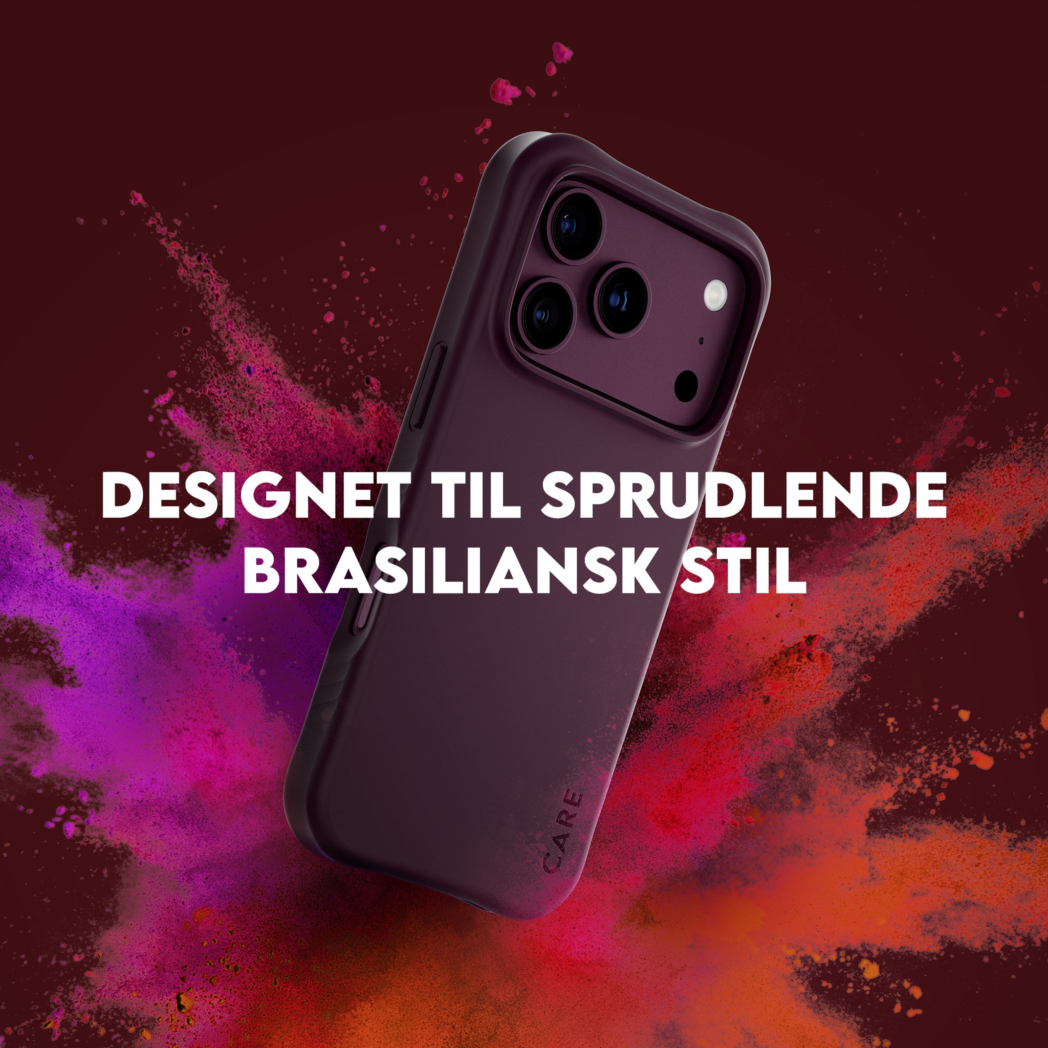 CARE™ by PanzerGlass® Samba Case Dark Cherry m. MagSafe iPhone 18 Pro | 17 Pro