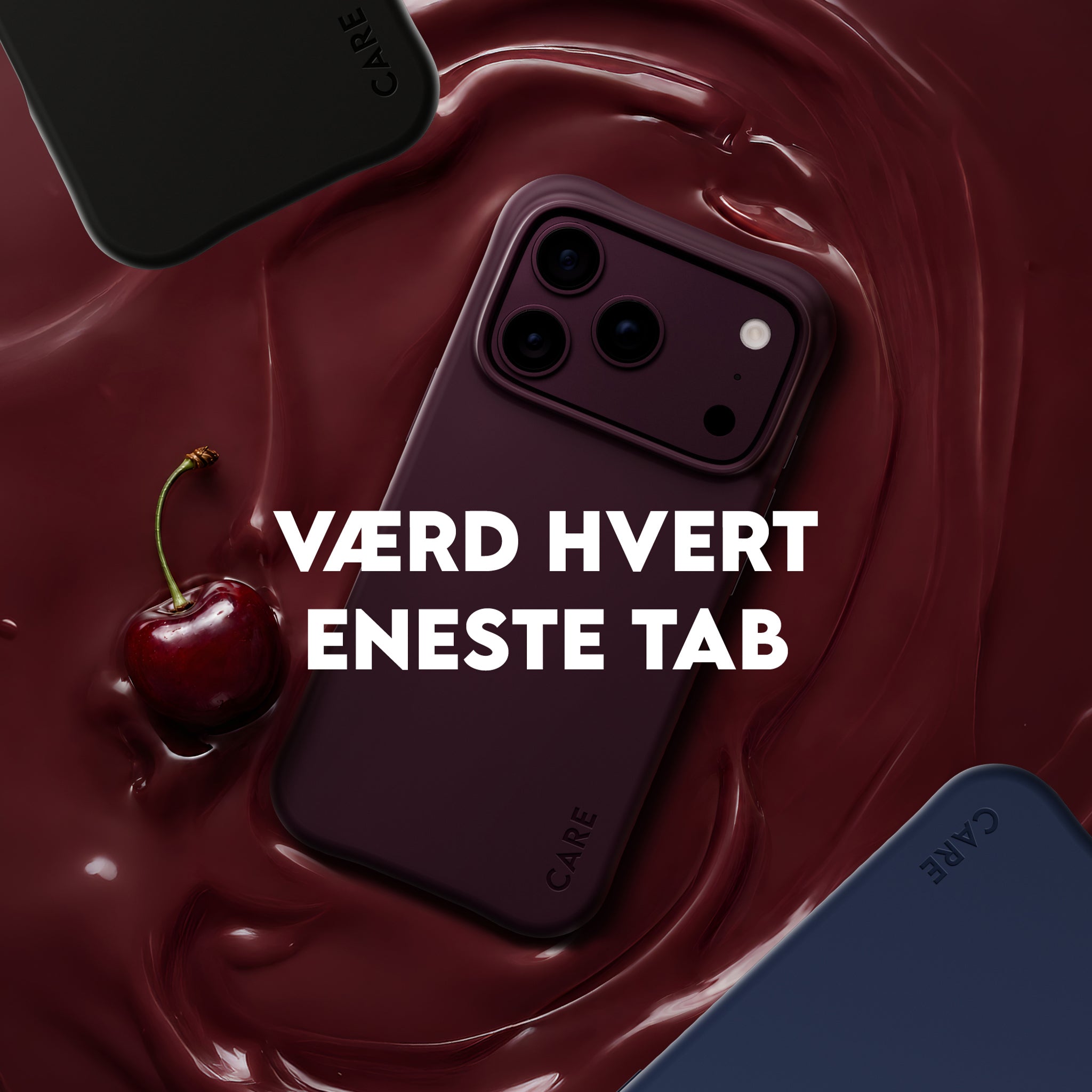 CARE™ by PanzerGlass® Samba Case Dark Cherry m. MagSafe iPhone 18 Pro | 17 Pro