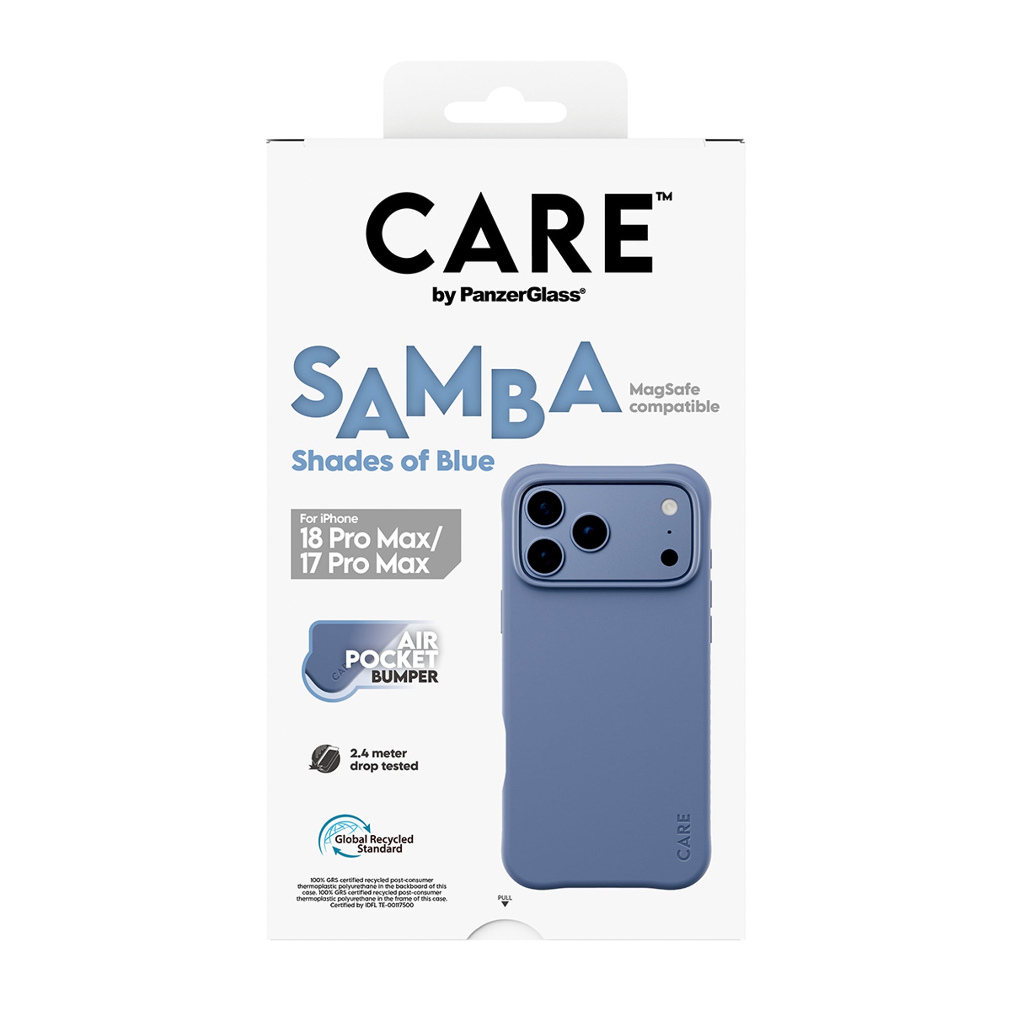CARE™ by PanzerGlass® Samba Case Shades of Blue m. MagSafe iPhone 18 Pro Max | 17 Pro Max