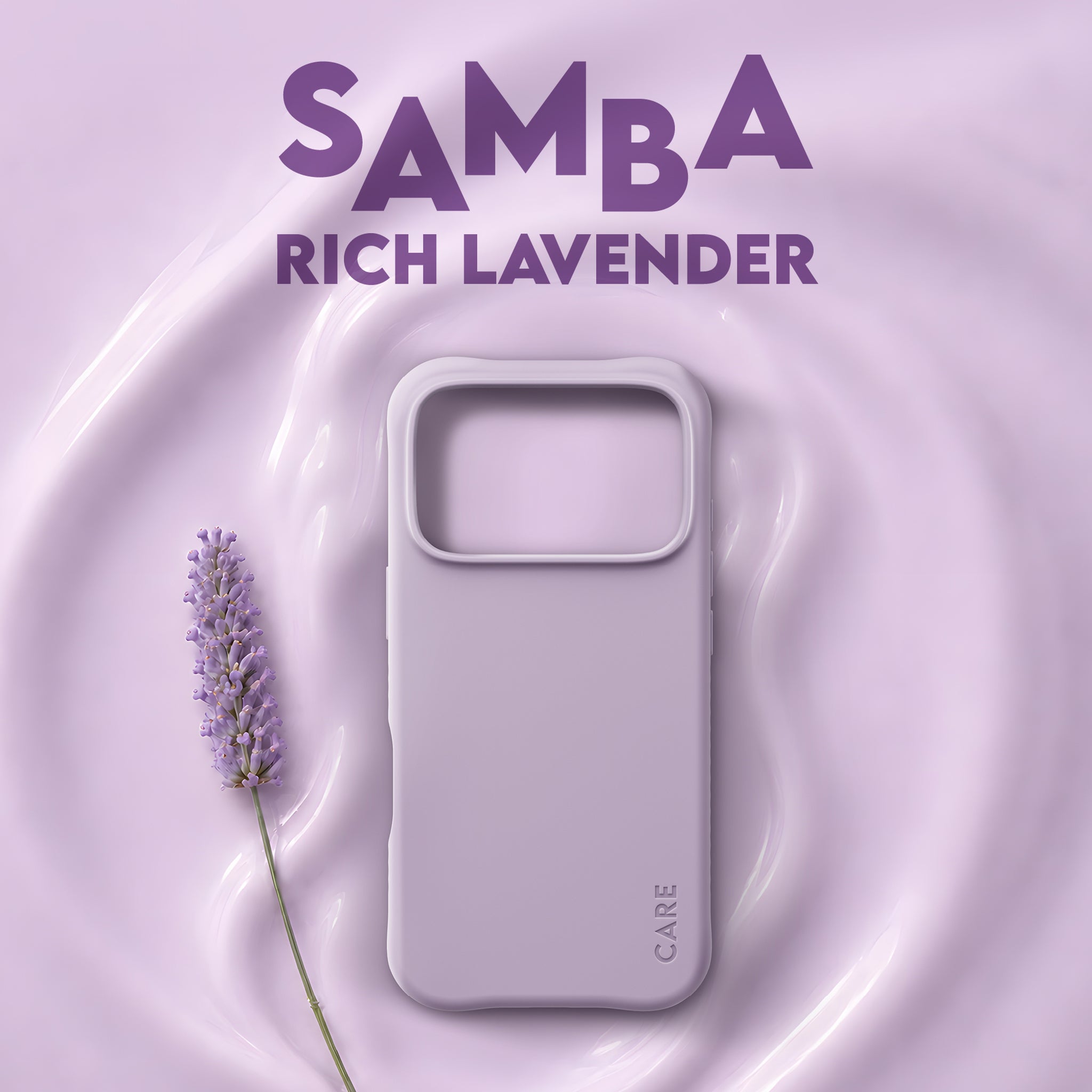 CARE™ by PanzerGlass® Samba Case Rich Lavender m. Hvid MagSafe iPhone 18 Pro Max | 17 Pro Max