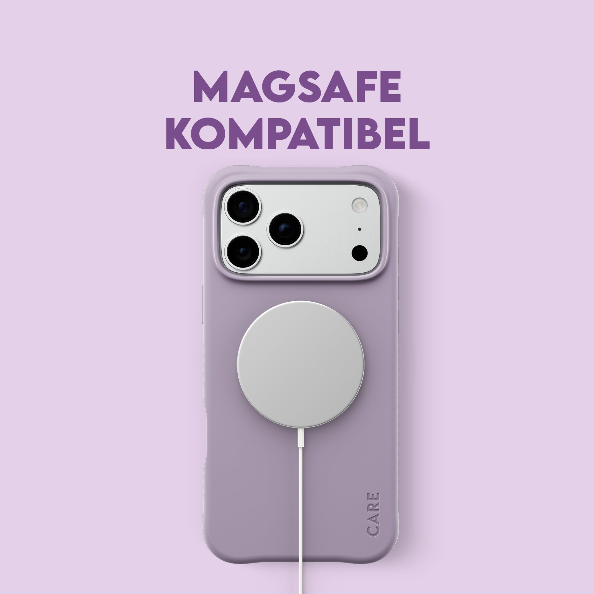CARE™ by PanzerGlass® Samba Case Rich Lavender m. Hvid MagSafe iPhone 18 Pro Max | 17 Pro Max