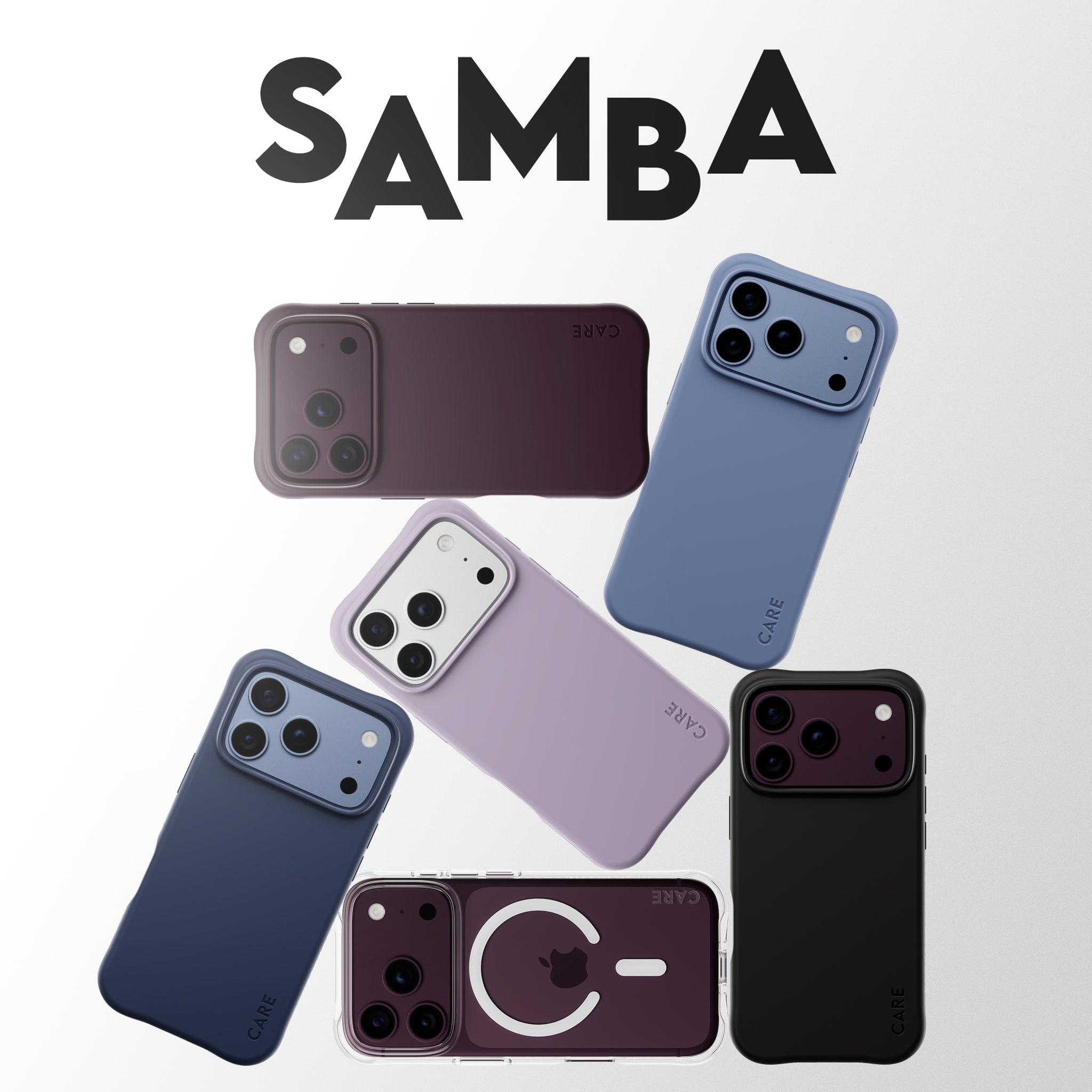 CARE™ by PanzerGlass® Samba Case Rich Lavender m. Hvid MagSafe iPhone 18 Pro Max | 17 Pro Max