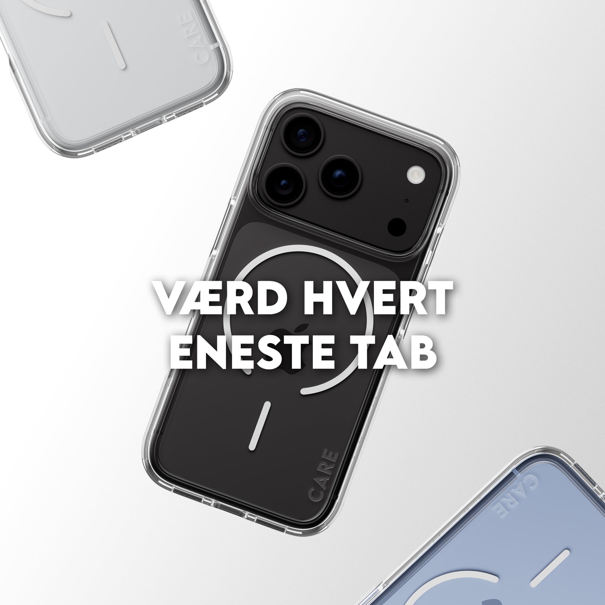 CARE™ by PanzerGlass® Urban Explorer Case Transparent m. Hvid Magsafe iPhone 18 Pro | 17 Pro