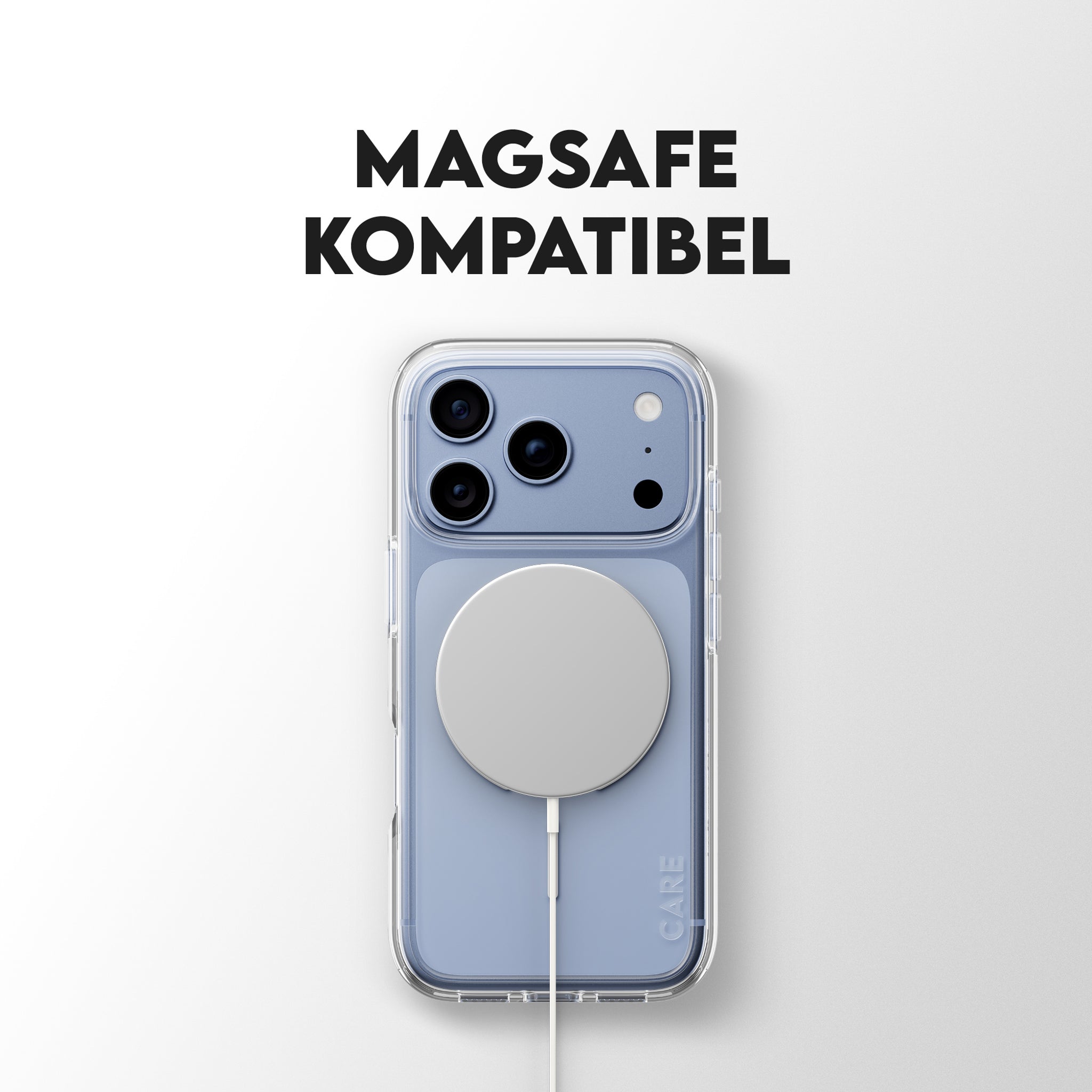 CARE™ by PanzerGlass® Urban Explorer Case Transparent m. Hvid Magsafe iPhone 18 Pro | 17 Pro