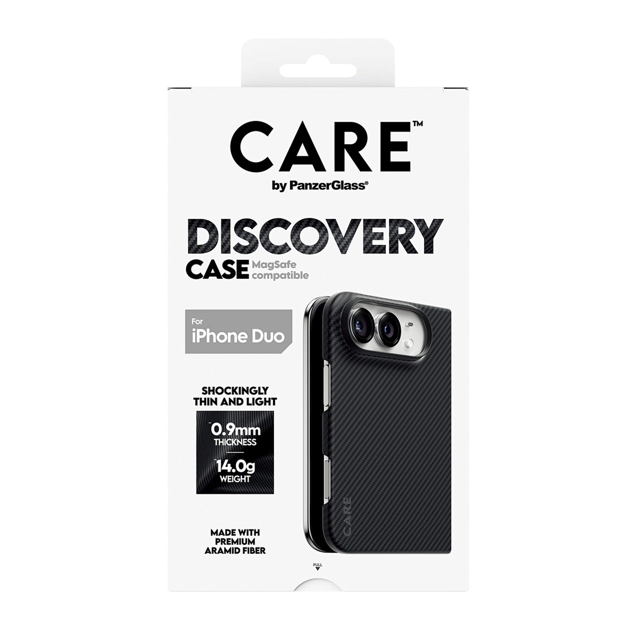 CARE™ by PanzerGlass® Discovery Case Sort & Grå m. MagSafe iPhone Duo