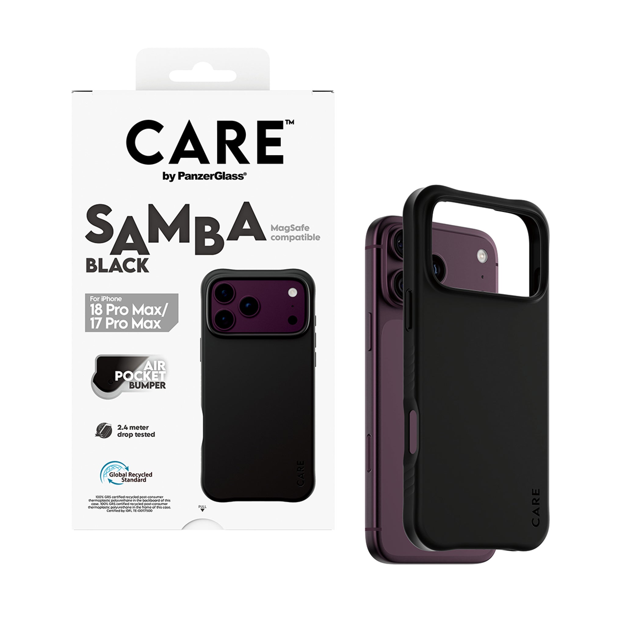 CARE™ by PanzerGlass® Samba Case Sort m. MagSafe iPhone 18 Pro Max | 17 Pro Max