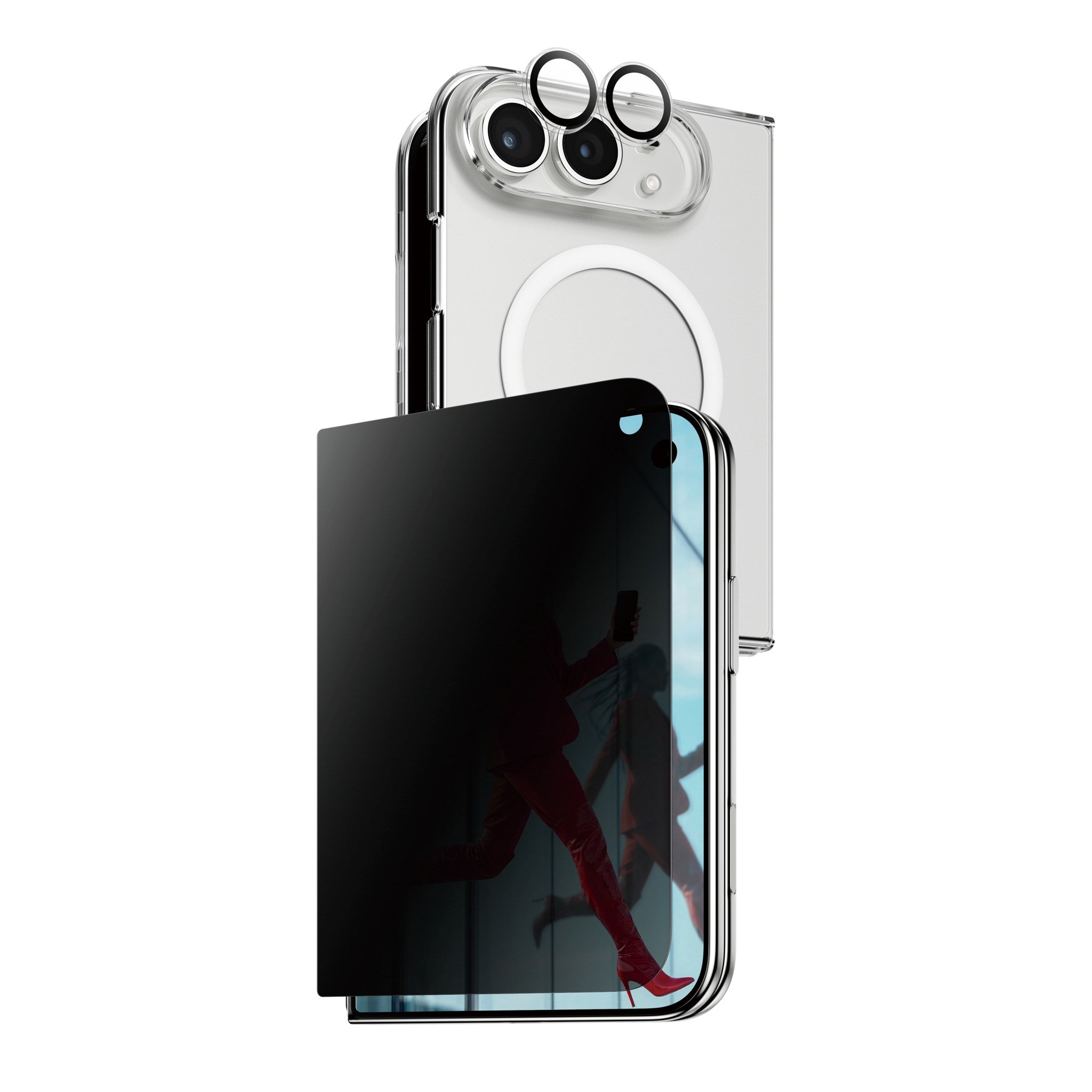 PanzerGlass® | CARE™ by PanzerGlass® 3-i-1 Flagship Privacy Pakke iPhone 2026 Fold