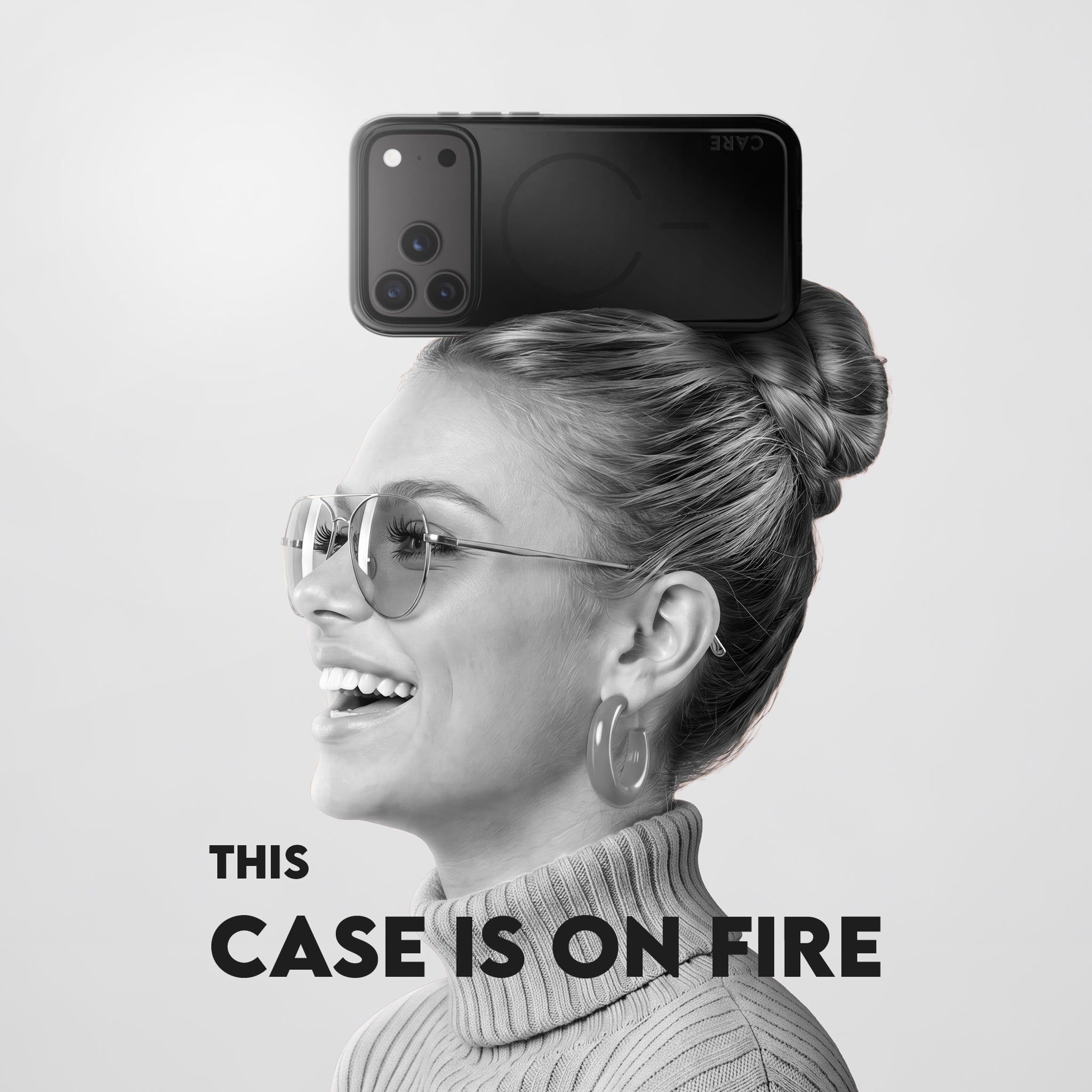 CARE™ by PanzerGlass® Smokey Case m. Sort MagSafe iPhone 18 Pro | 17 Pro