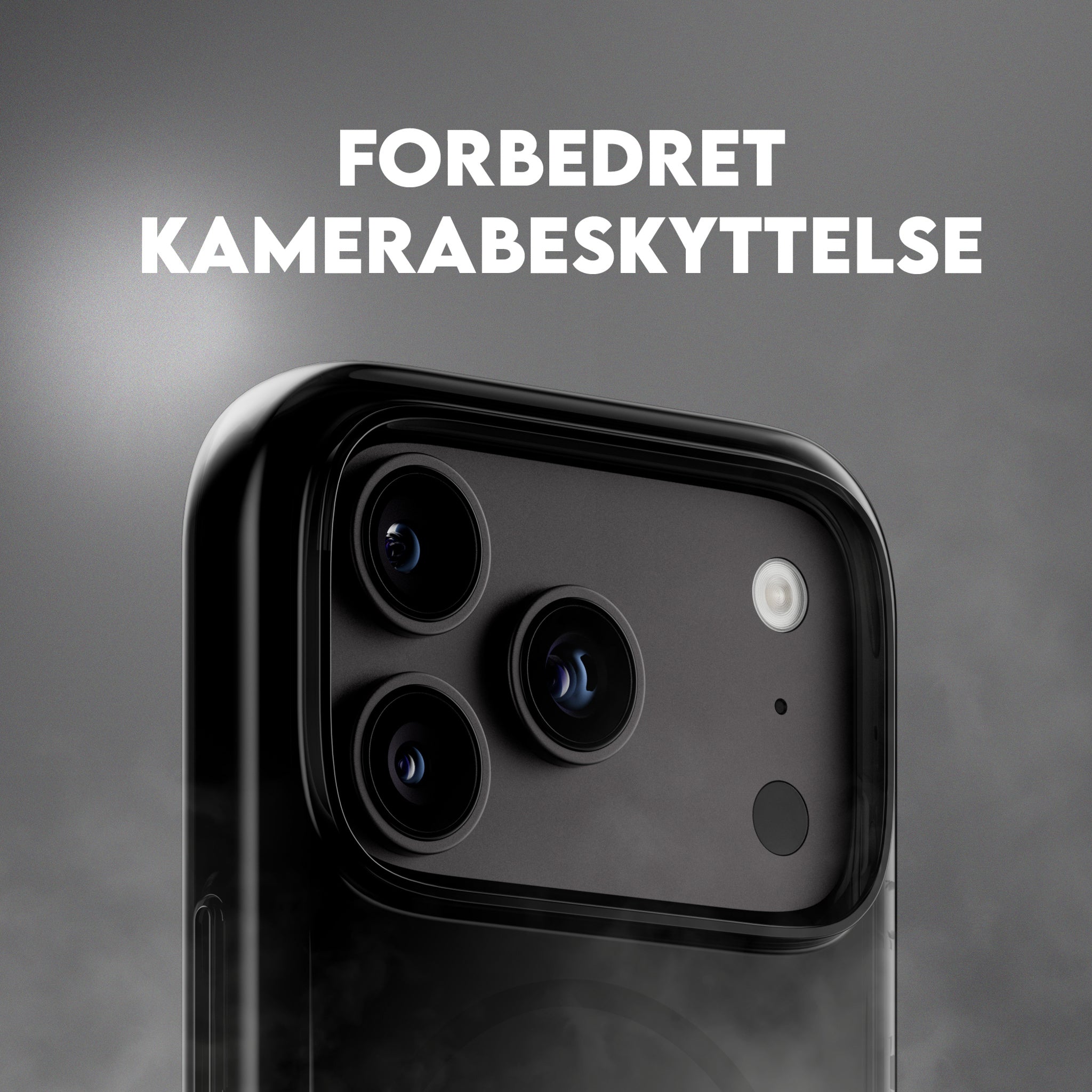 CARE™ by PanzerGlass® Smokey Case m. Sort MagSafe iPhone 18 Pro | 17 Pro