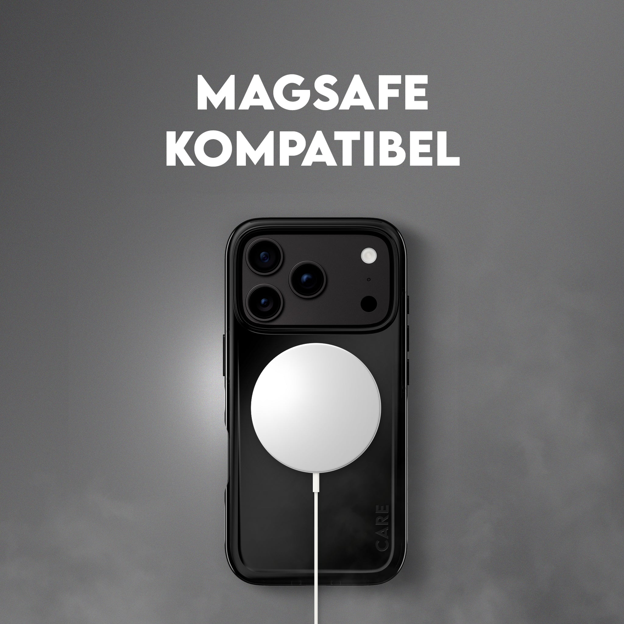 CARE™ by PanzerGlass® Smokey Case m. Sort MagSafe iPhone 18 Pro | 17 Pro
