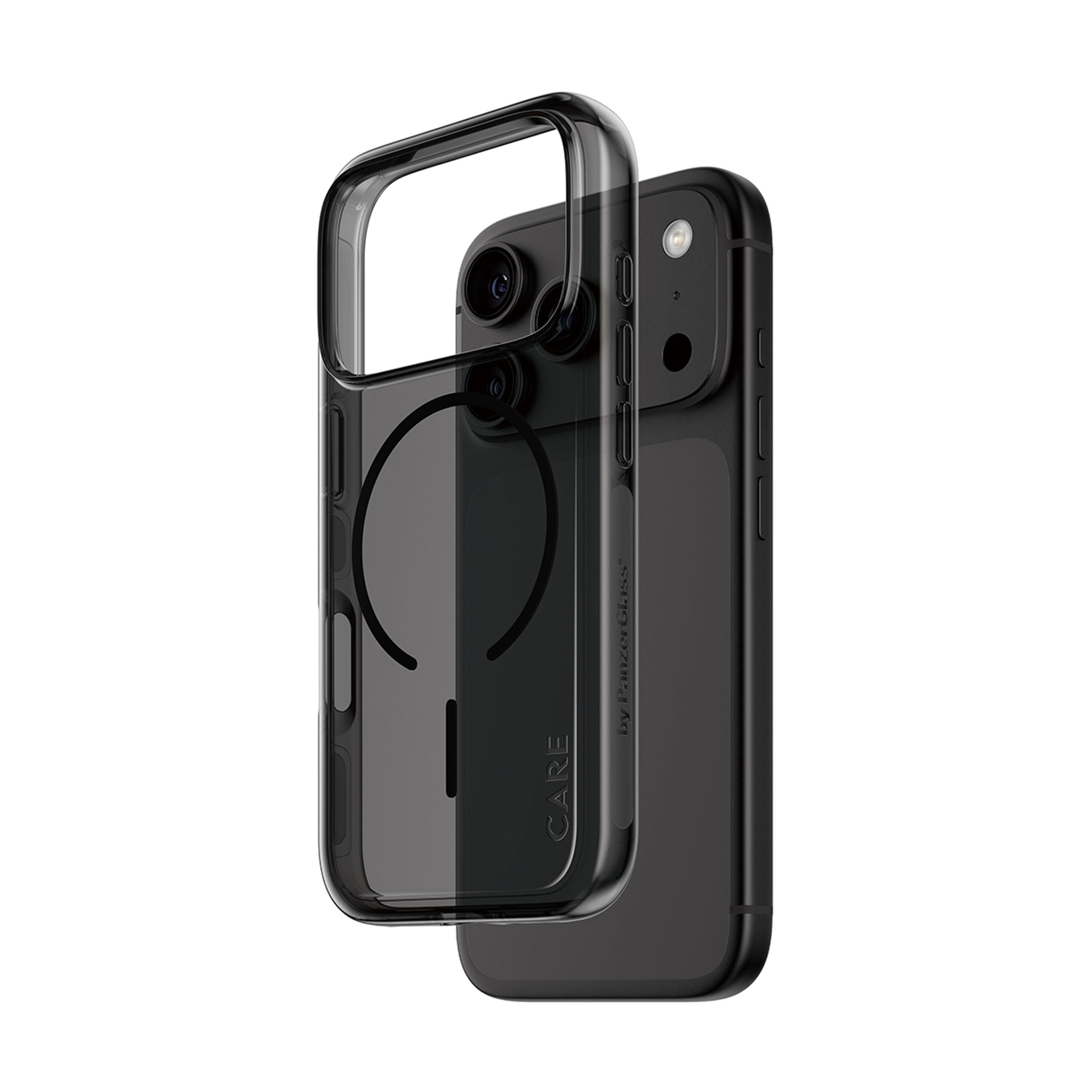 CARE™ by PanzerGlass® Smokey Case m. Sort MagSafe iPhone 18 Pro | 17 Pro