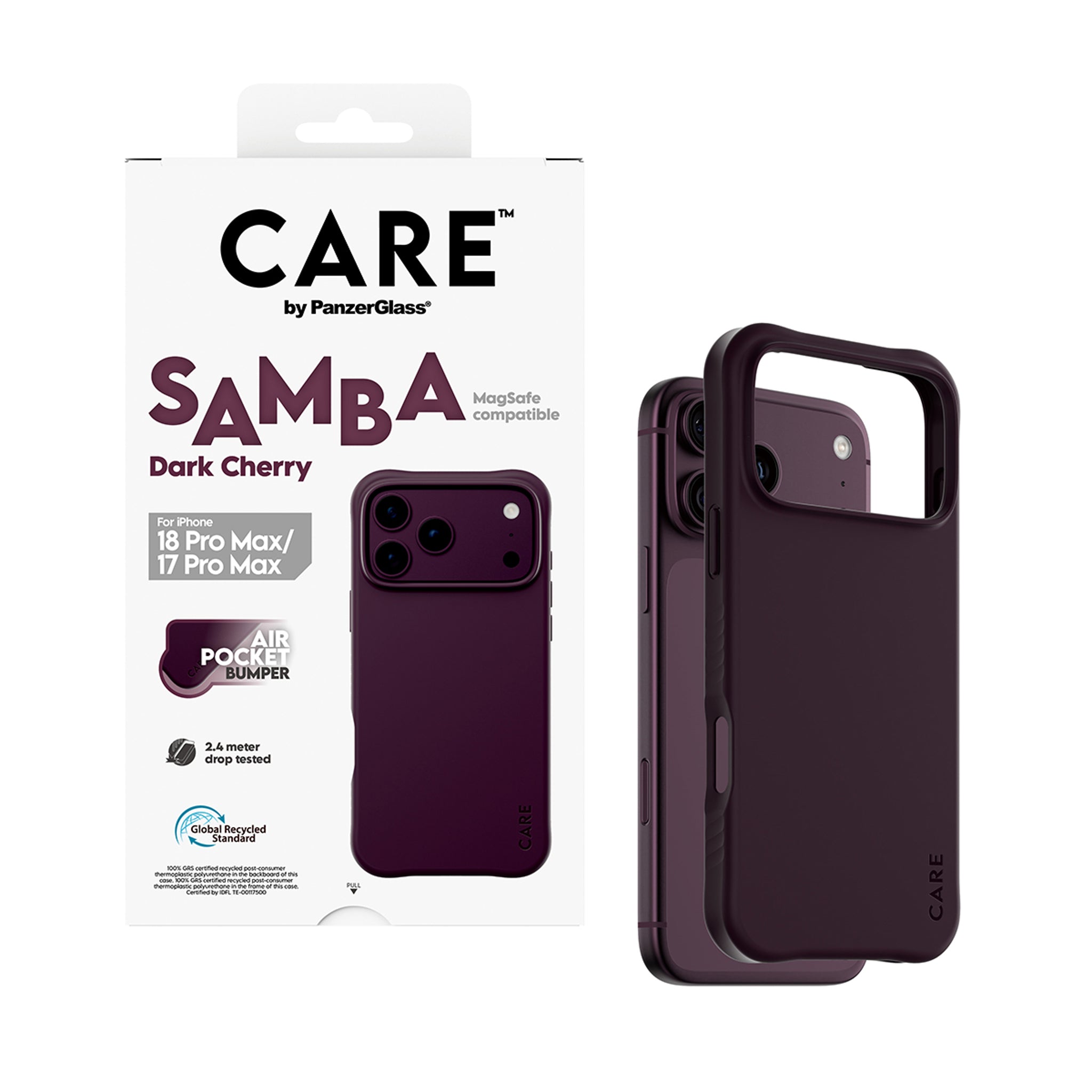 CARE™ by PanzerGlass® Samba Case Deep Purple m. MagSafe iPhone 18 Pro Max | 17 Pro Max