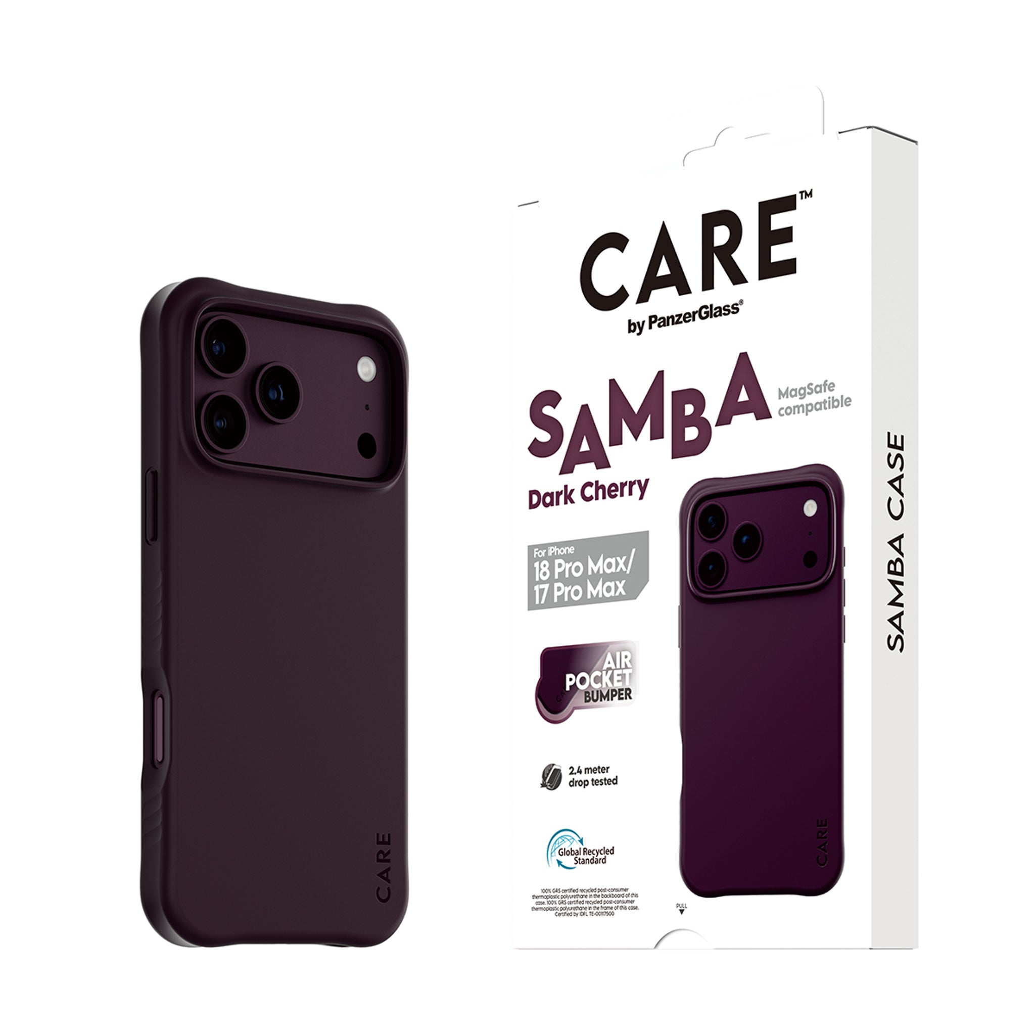 CARE™ by PanzerGlass® Samba Case Deep Purple m. MagSafe iPhone 18 Pro Max | 17 Pro Max