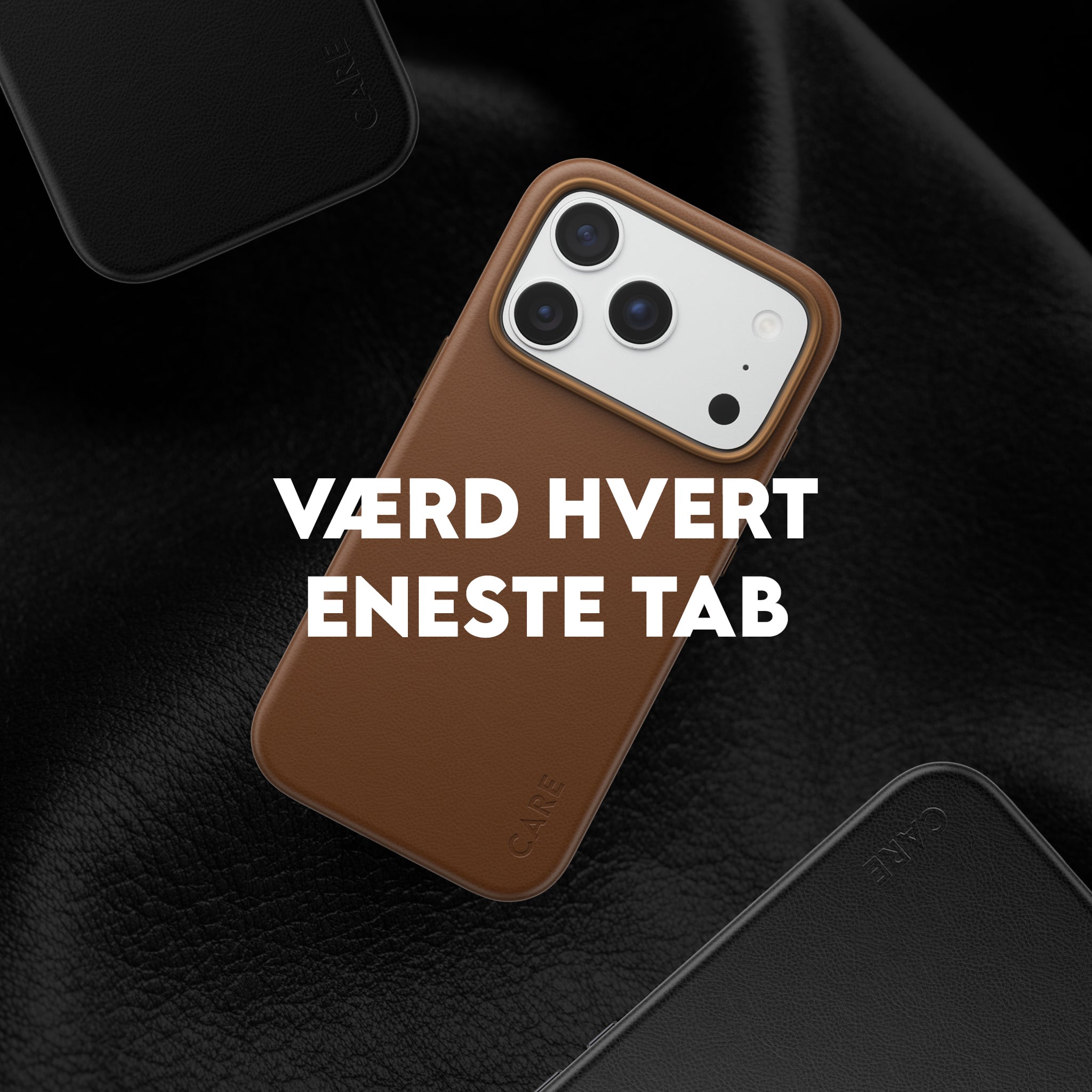 CARE™ by PanzerGlass® Solo Vegan Leather Case Brun m. MagSafe iPhone 18 Pro | 17 Pro